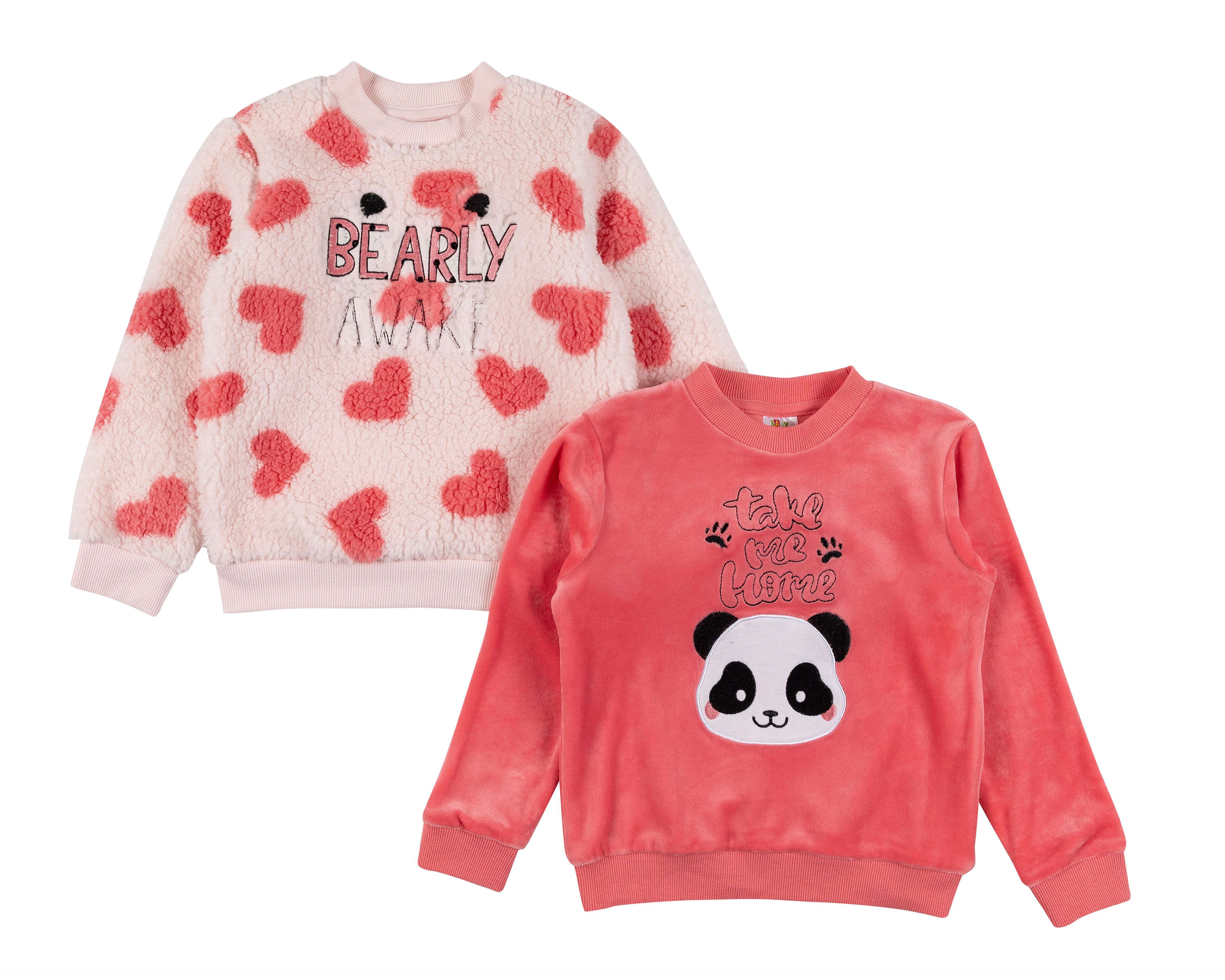 Sudadera Baby Colors para Niña 2 Piezas