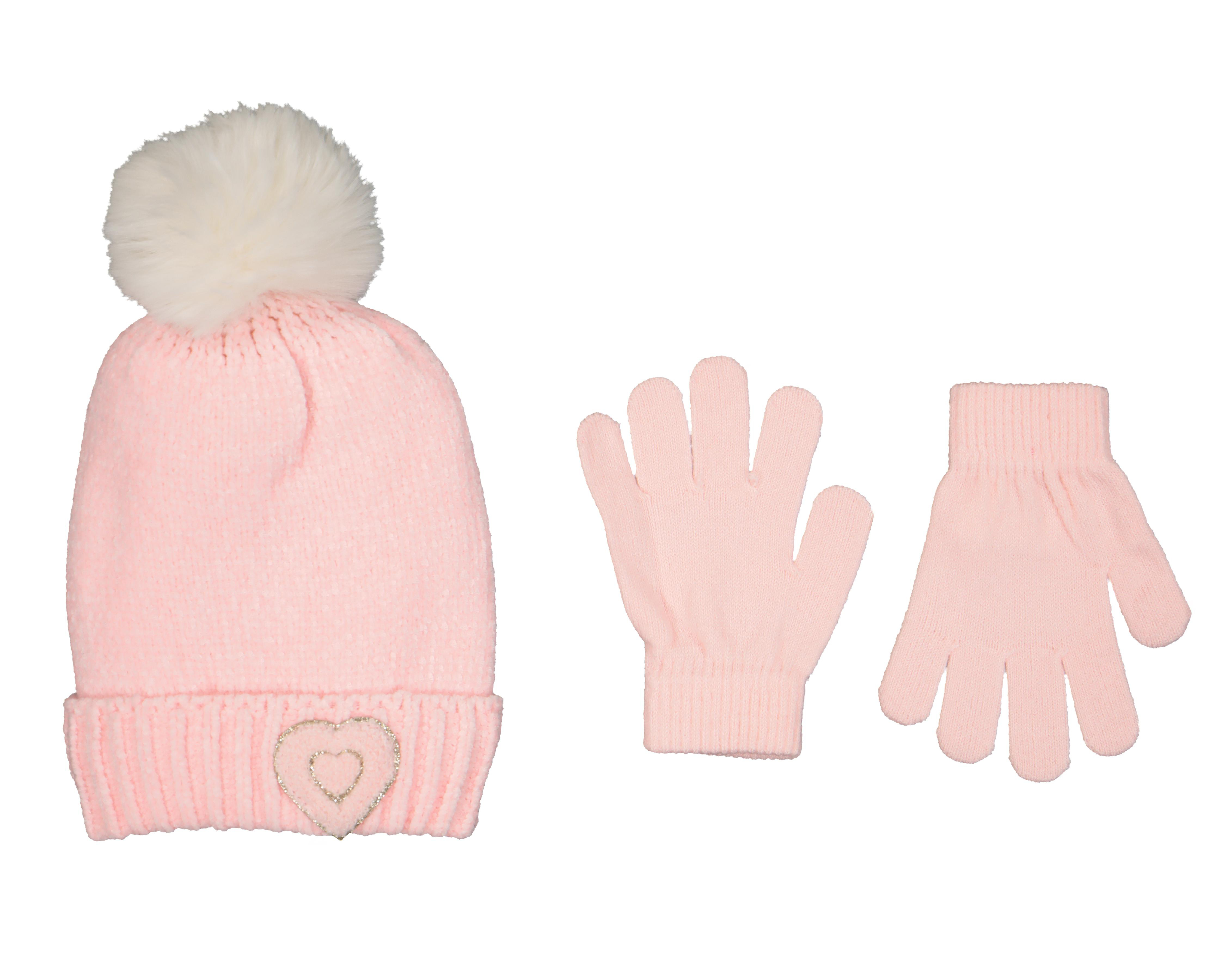 Gorro y Guantes para Bebé Niña Baby Colors 2 Pieza