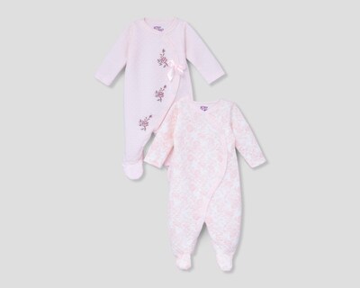 Foto 1 | Mameluco para Bebé Niña Baby Colors 2 Piezas