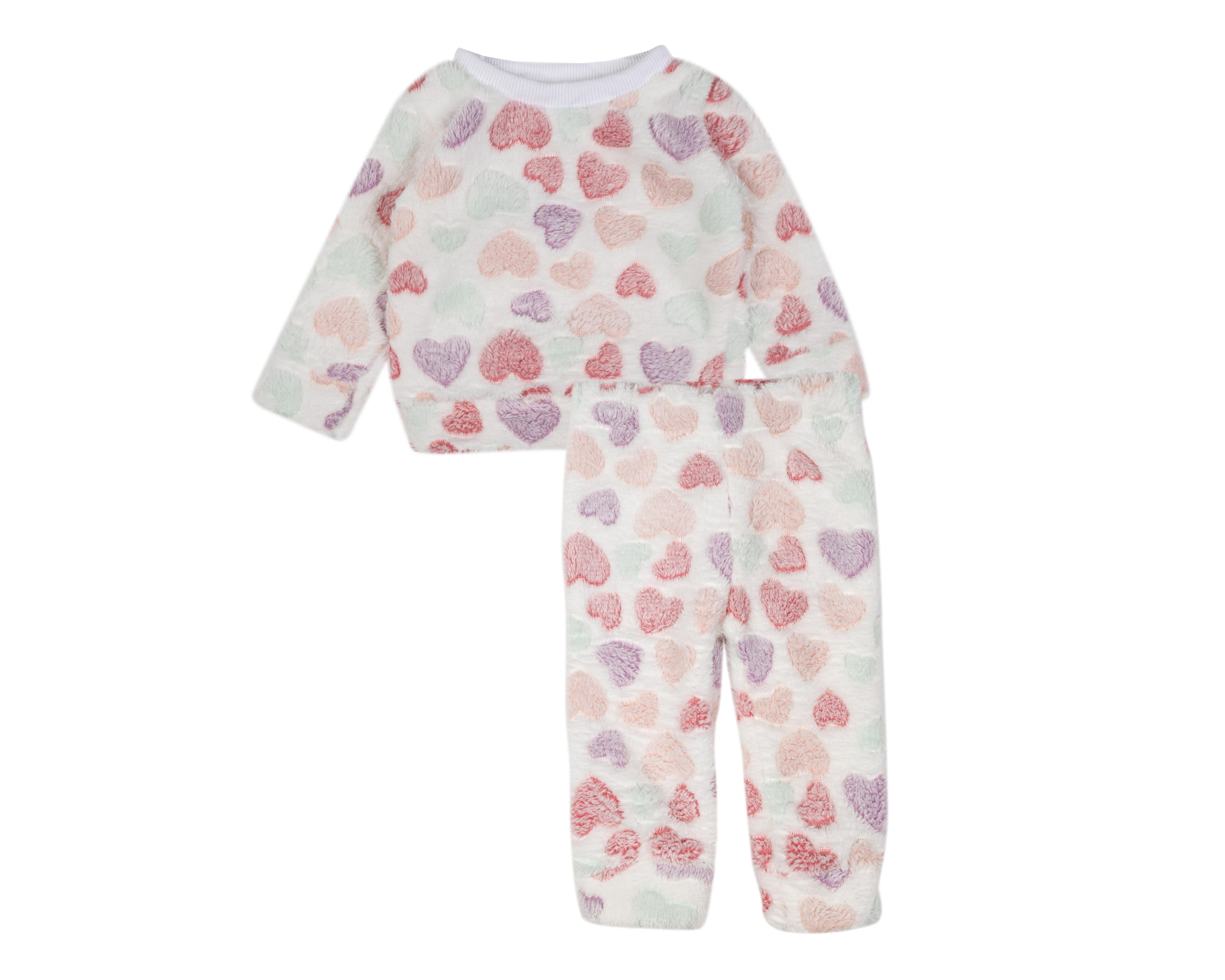 Foto 1 | Pijama para Niña de Corazones Baby Colors