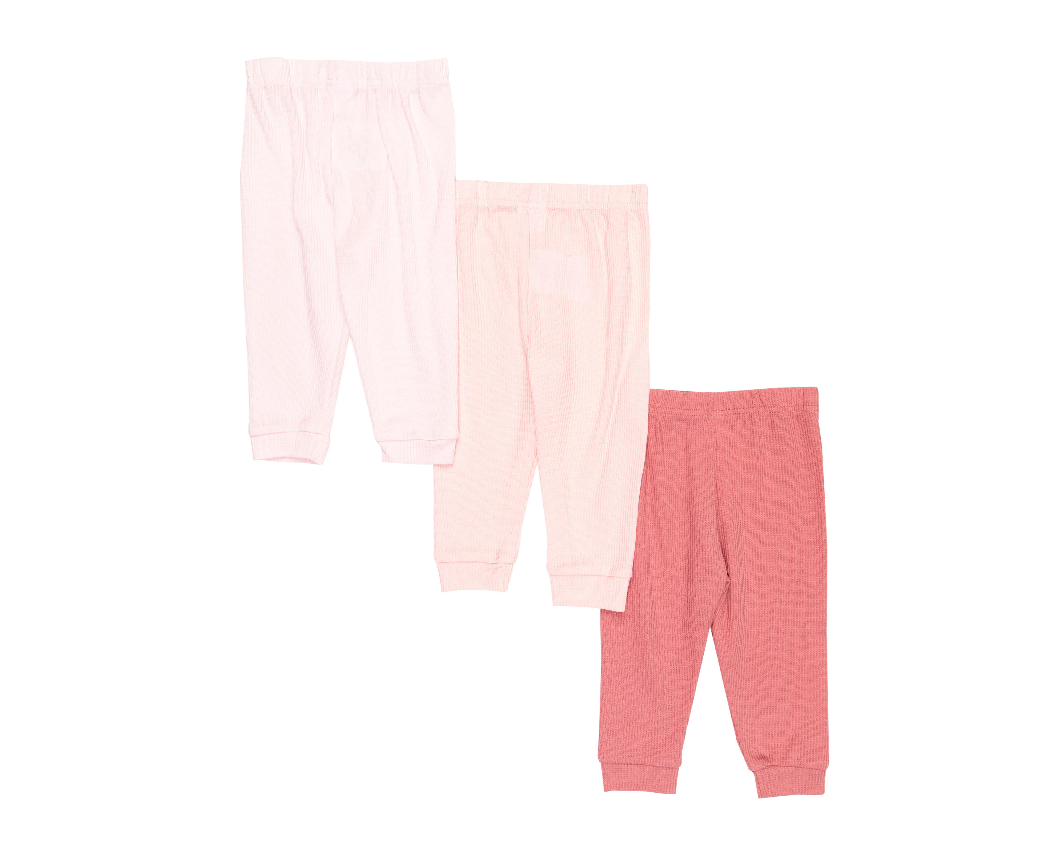 Foto 2 | Pantalón para Bebé Niña Baby Colors 3 Piezas