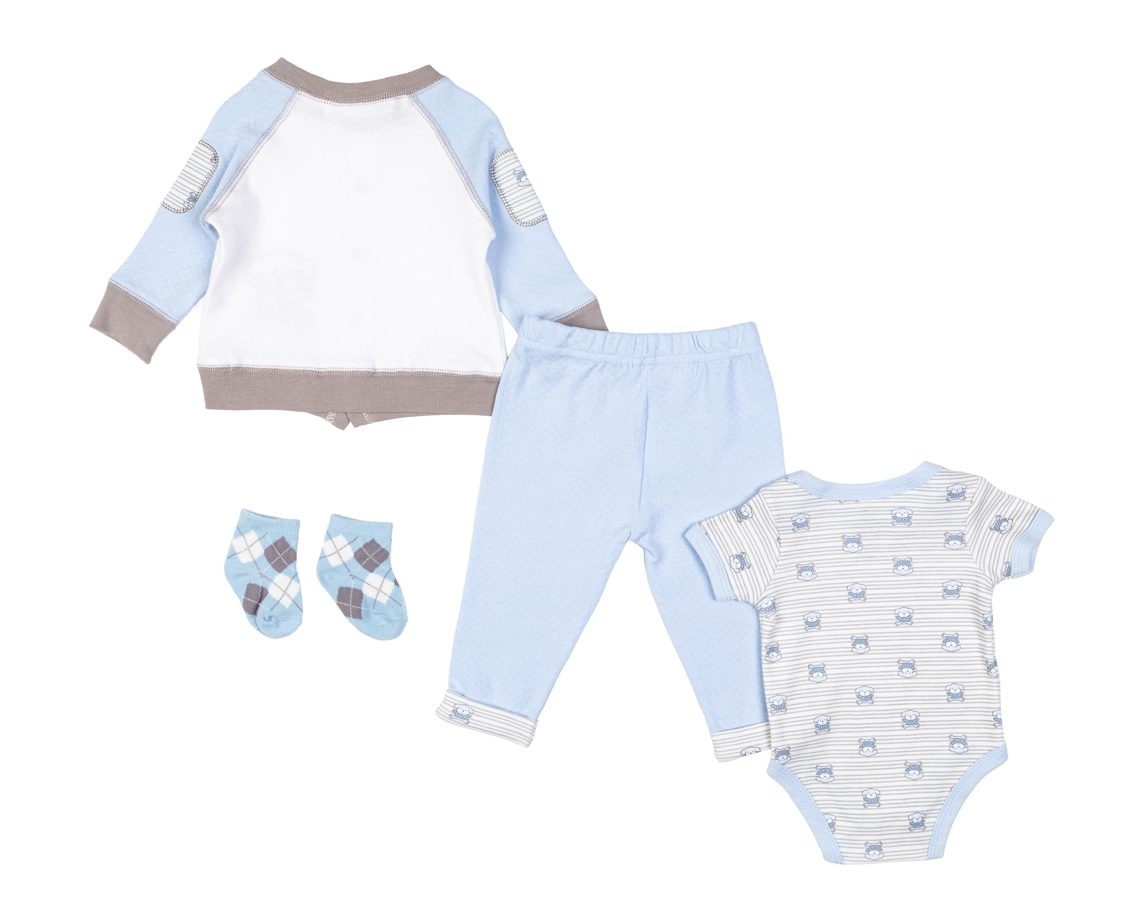 Foto 2 | Conjunto para Bebé Niño Baby Colors 4 Piezas
