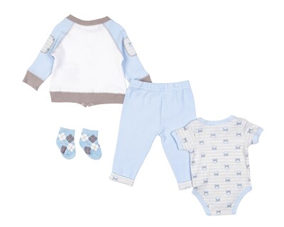 Foto 2 | Conjunto para Bebé Niño Baby Colors 4 Piezas