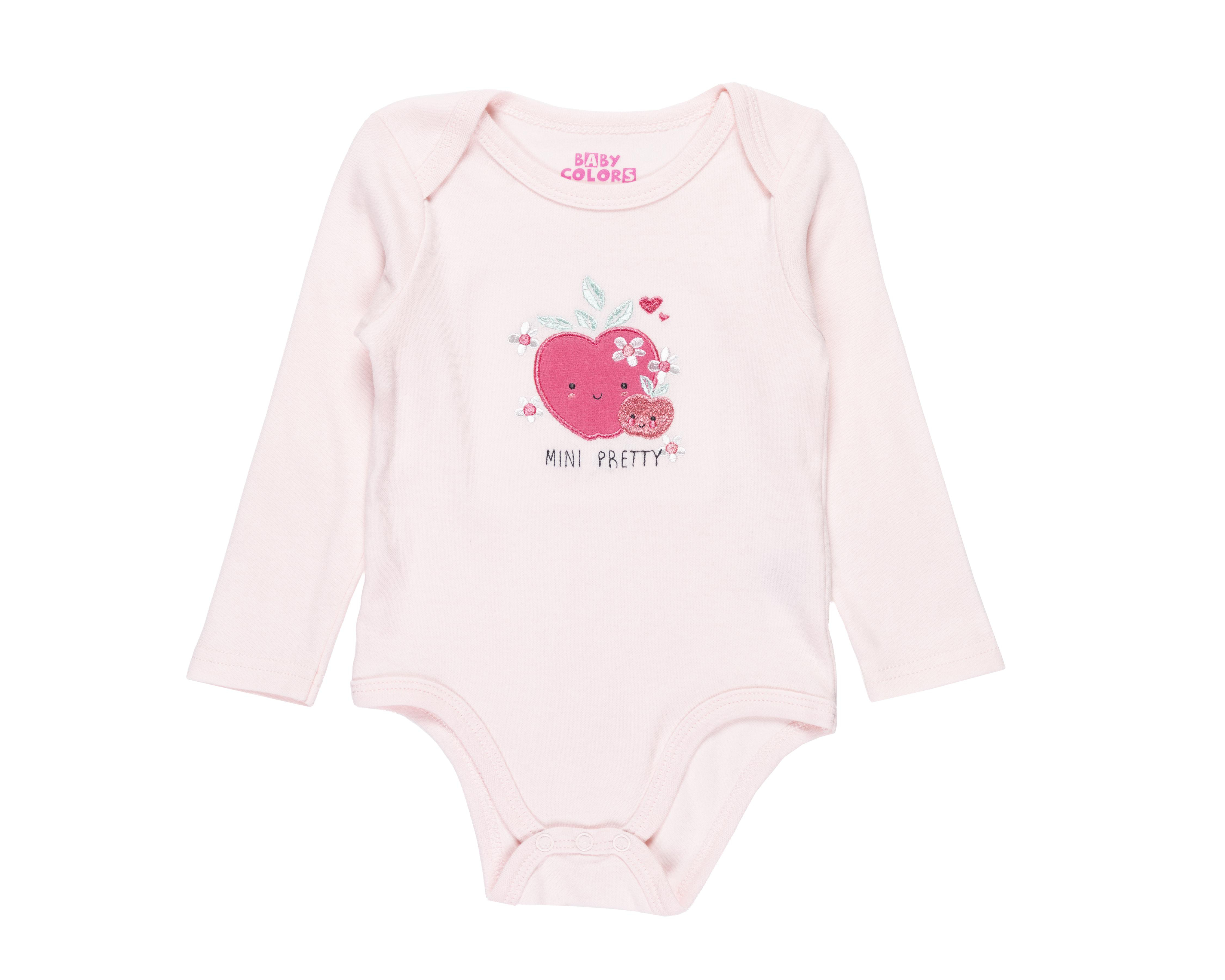 Foto 4 | Pañalero para Bebé Niña Baby Colors de Algodón 3 piezas