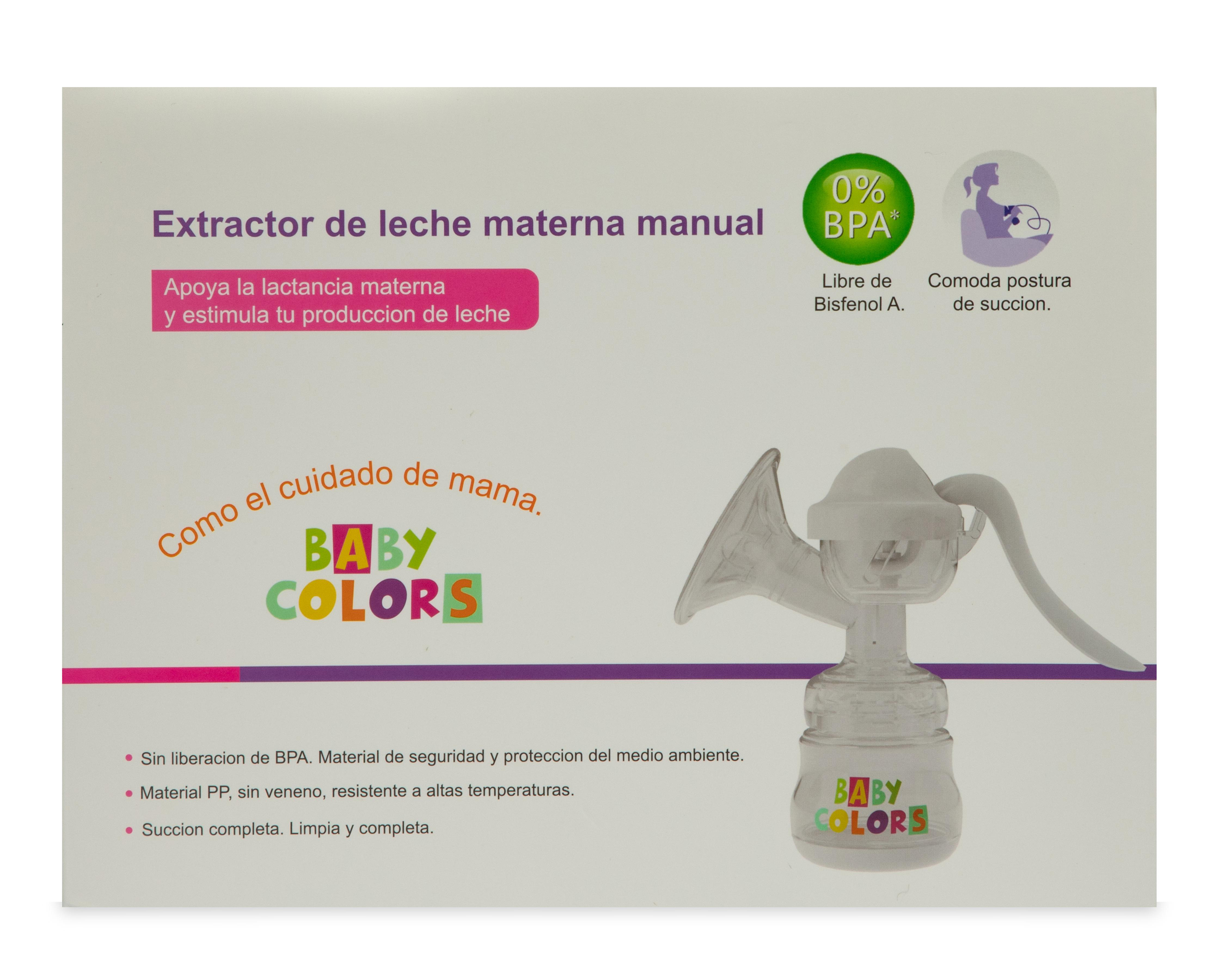 Foto 5 | Extractor de Leche Manual Baby Colors con Biberón