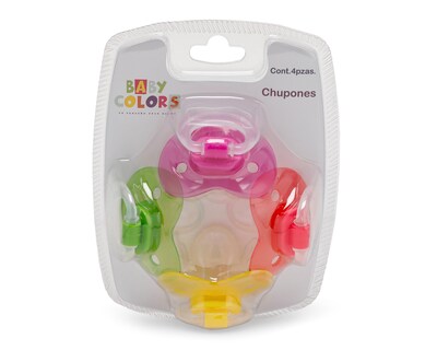 Foto 1 | Chupón Baby Colors 4 Piezas