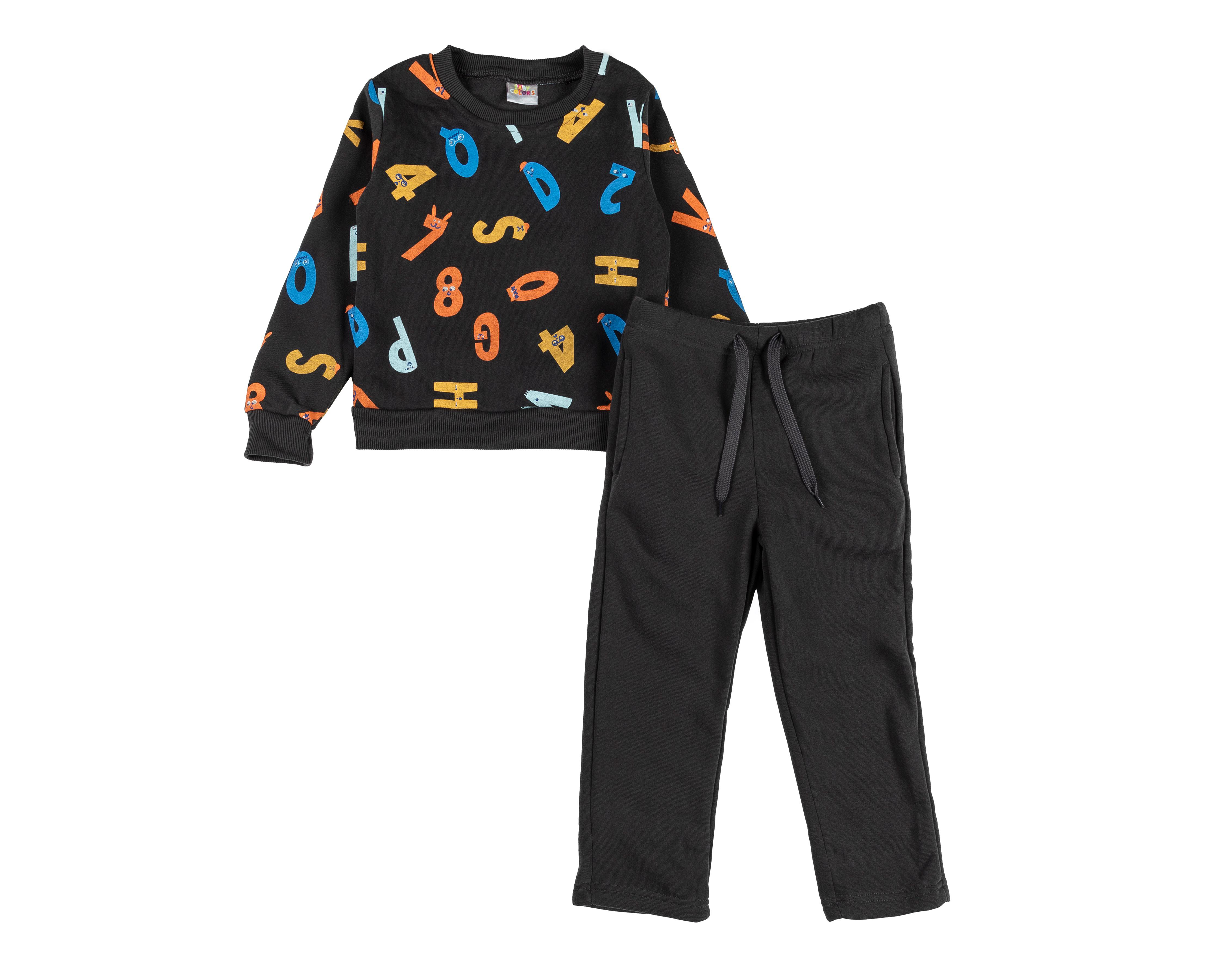 Conjunto de Pants y Sudadera Baby Colors para Bebé Niño