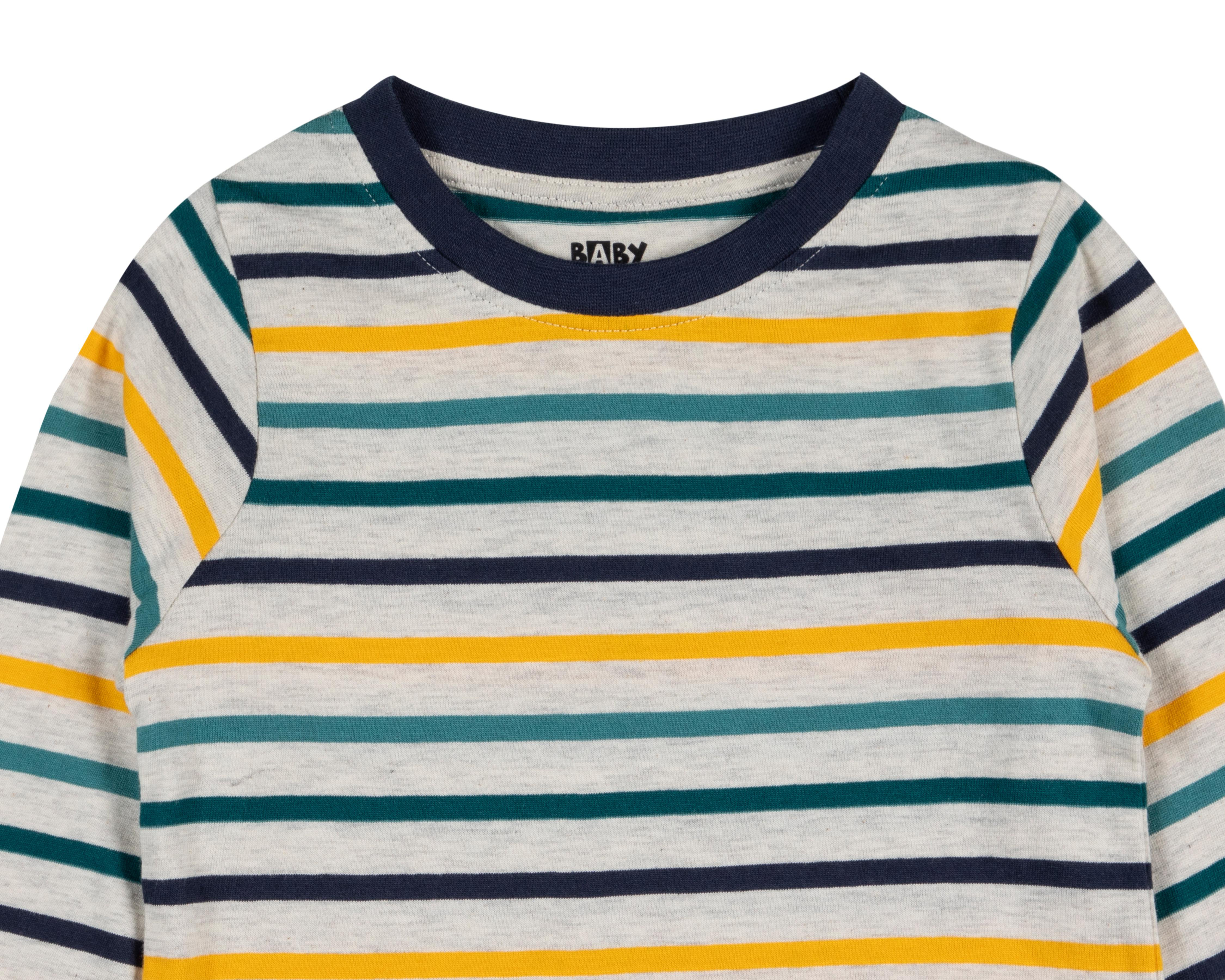 Foto 4 pulgar | Playera para Bebé Baby Colors a Rayas