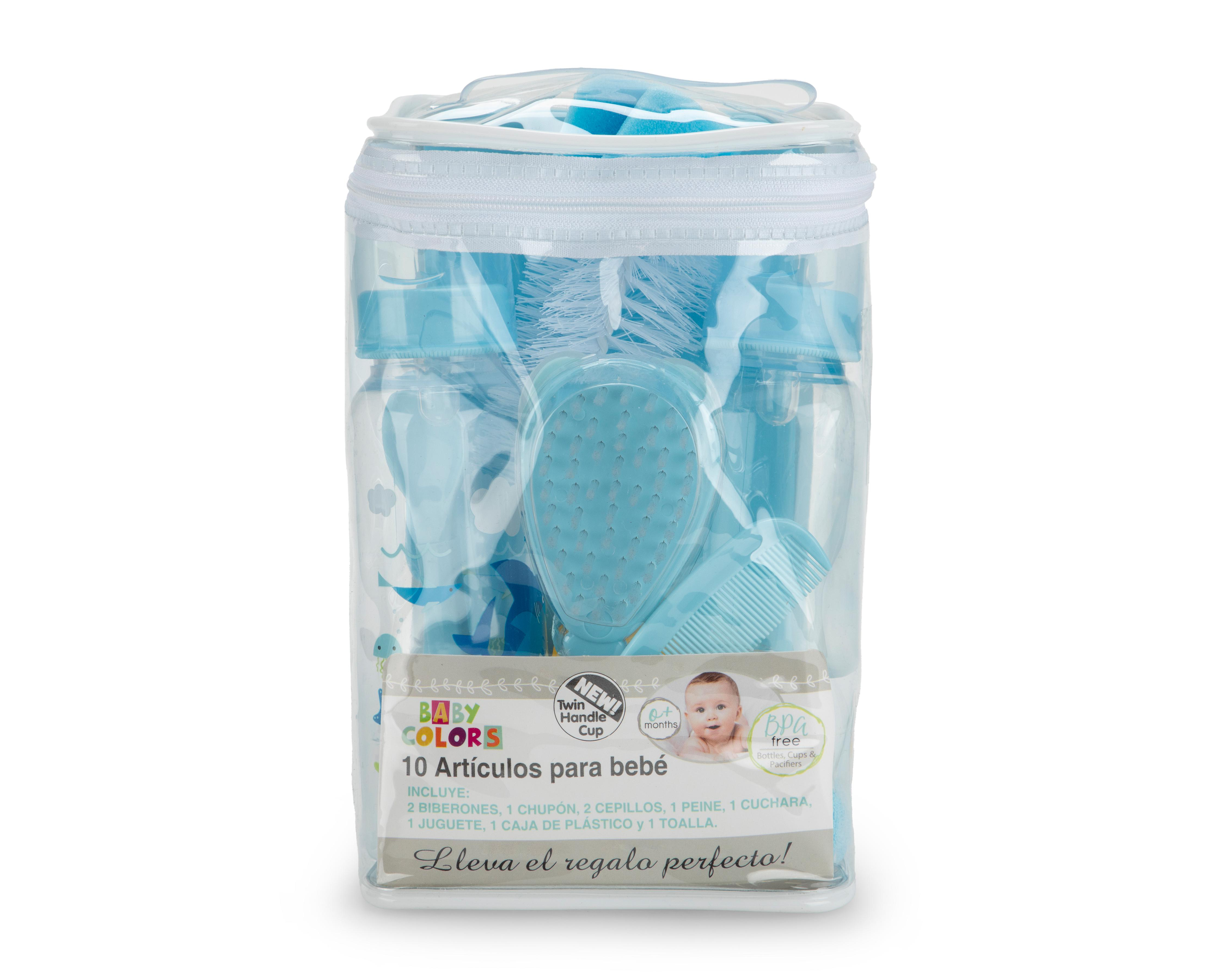 Set de Regalo para Bebé Baby Colors Libre de BPA 10 Piezas $199