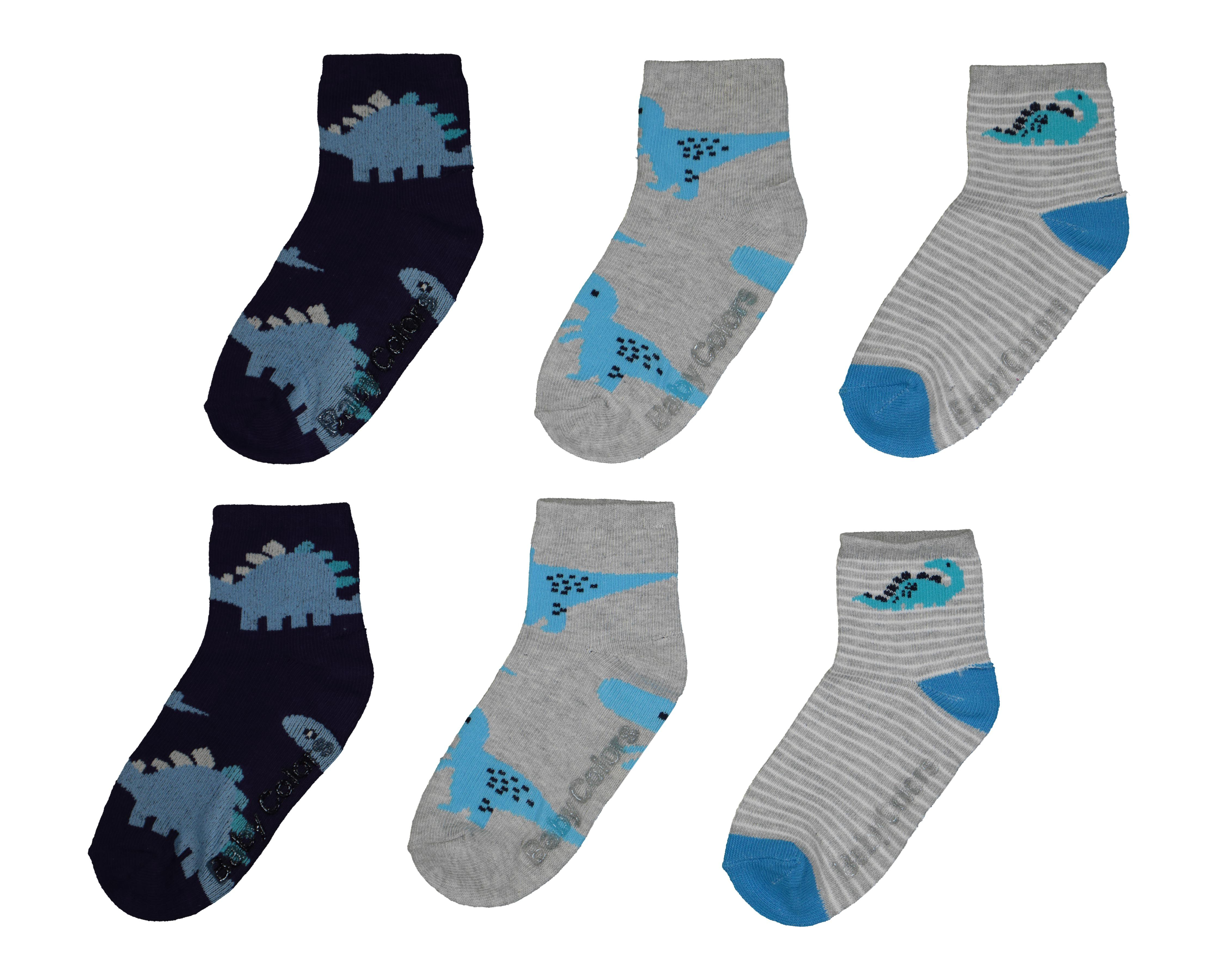 Calcetas Baby Colors para Bebé Niño 6 Pares $99