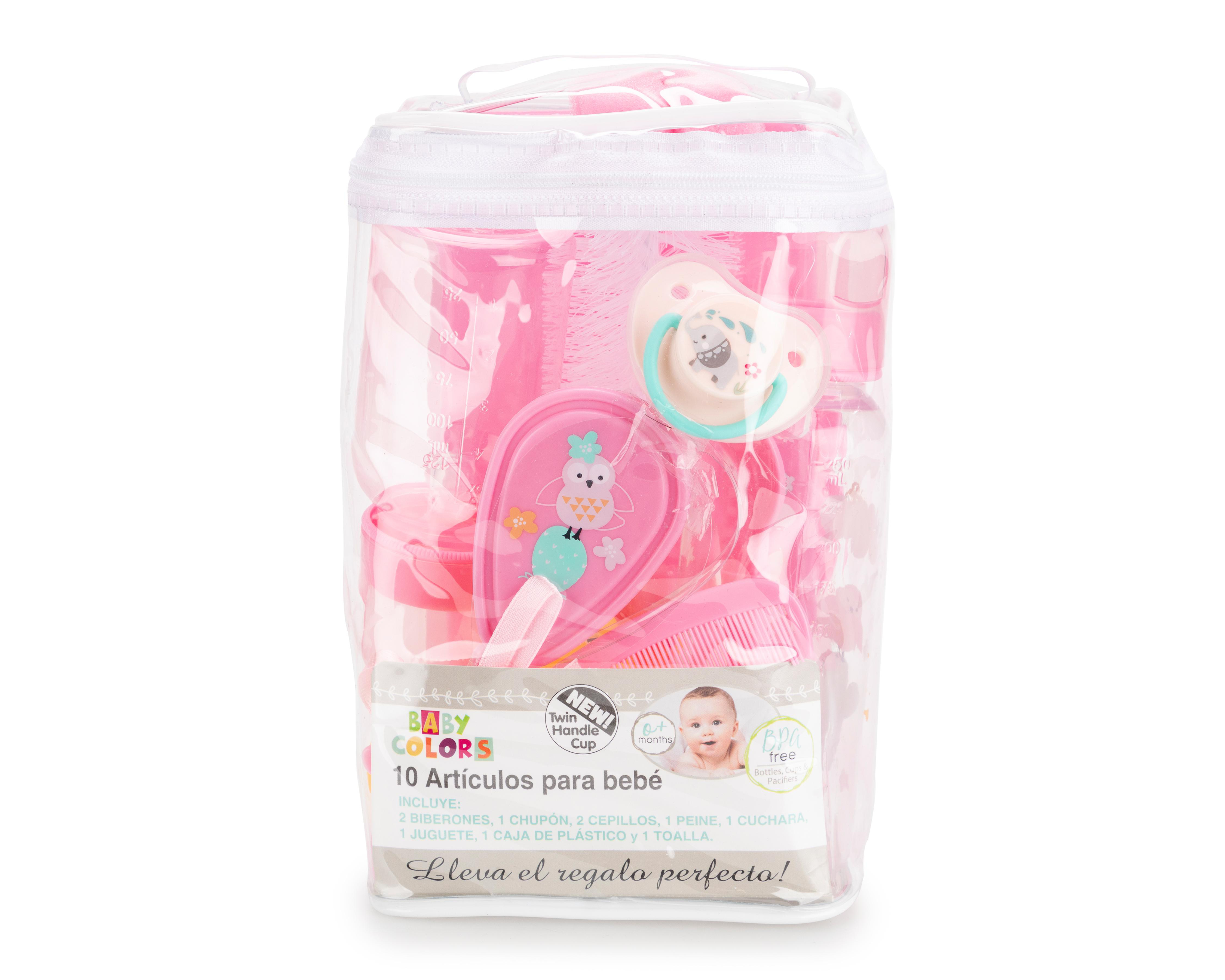 Set de Regalo para Bebé Baby Colors Libre de BPA 10 Piezas