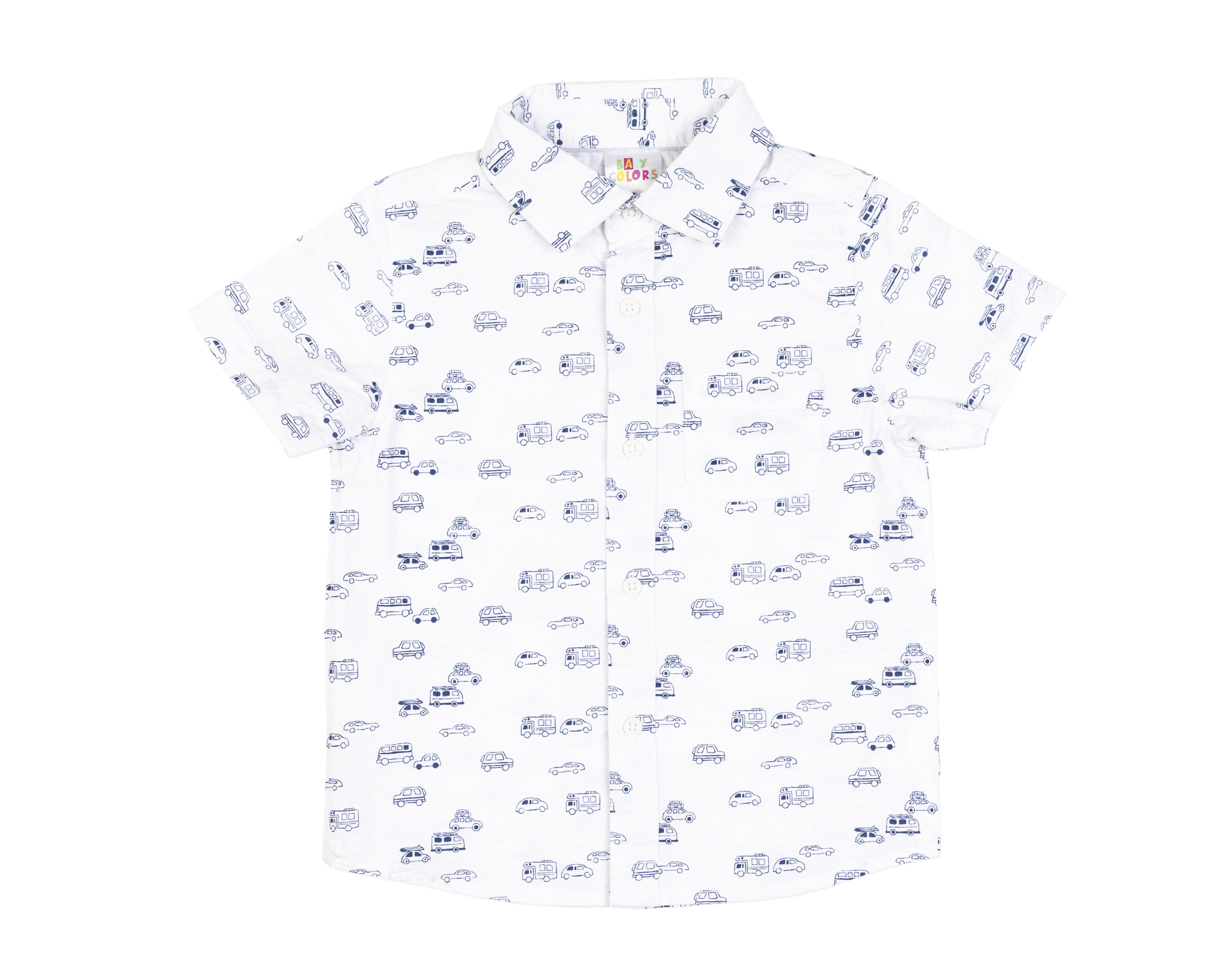Foto 1 | Camisa para Bebé Baby Colors de Algodón Estampada