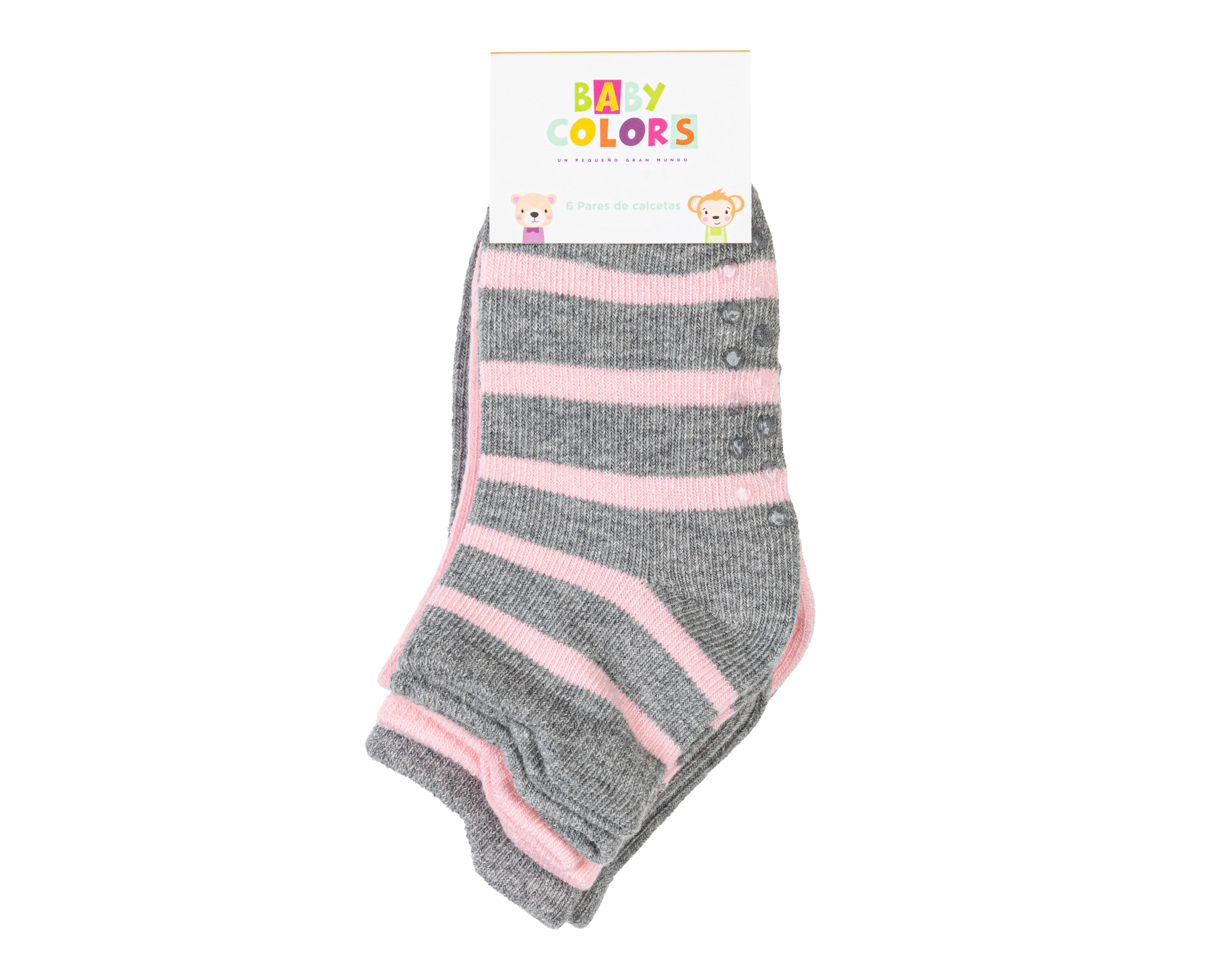 Foto 4 pulgar | Calcetines para Bebé Baby Colors 6 Pares