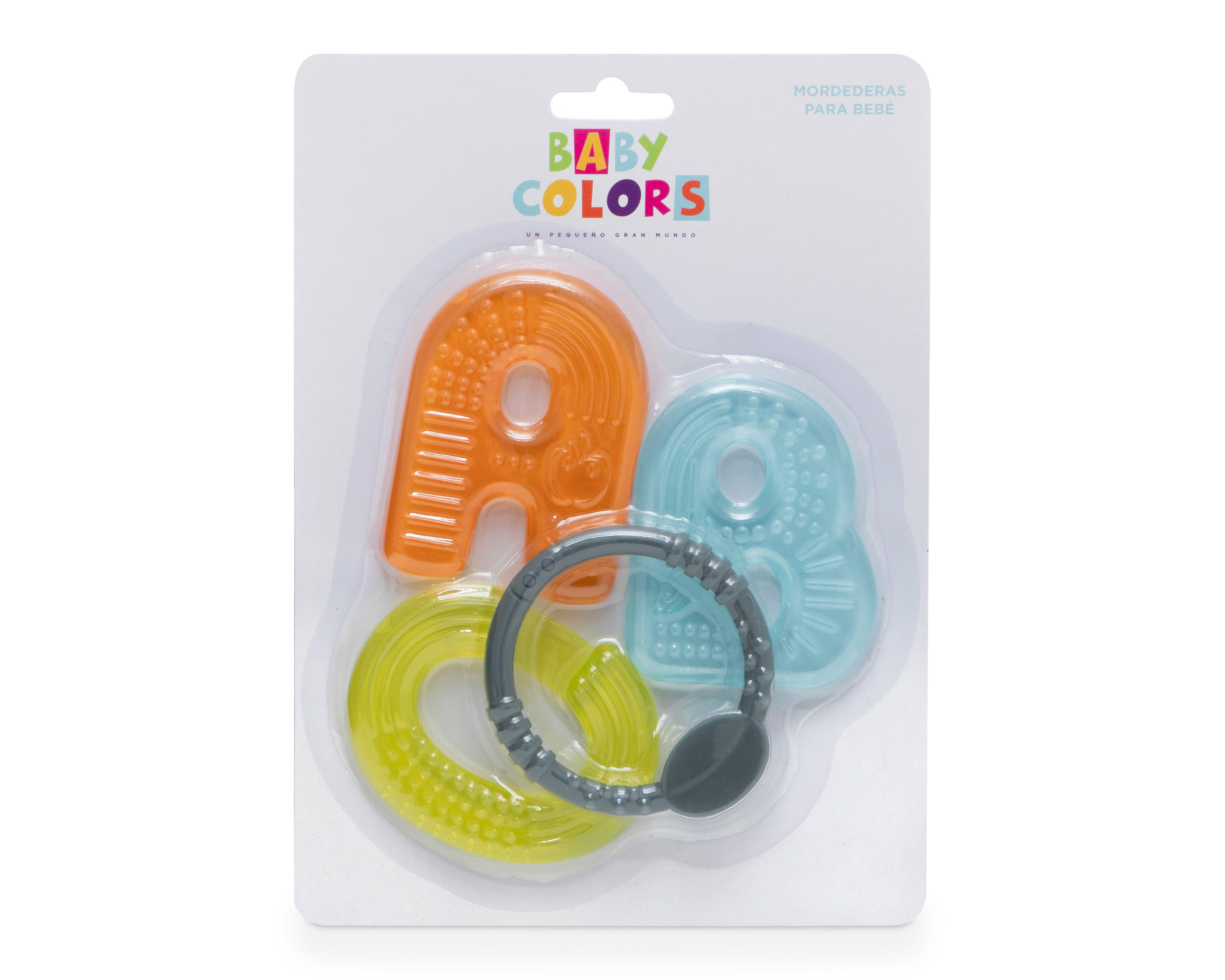 Mordedera para Bebé Baby Colors Letras $30