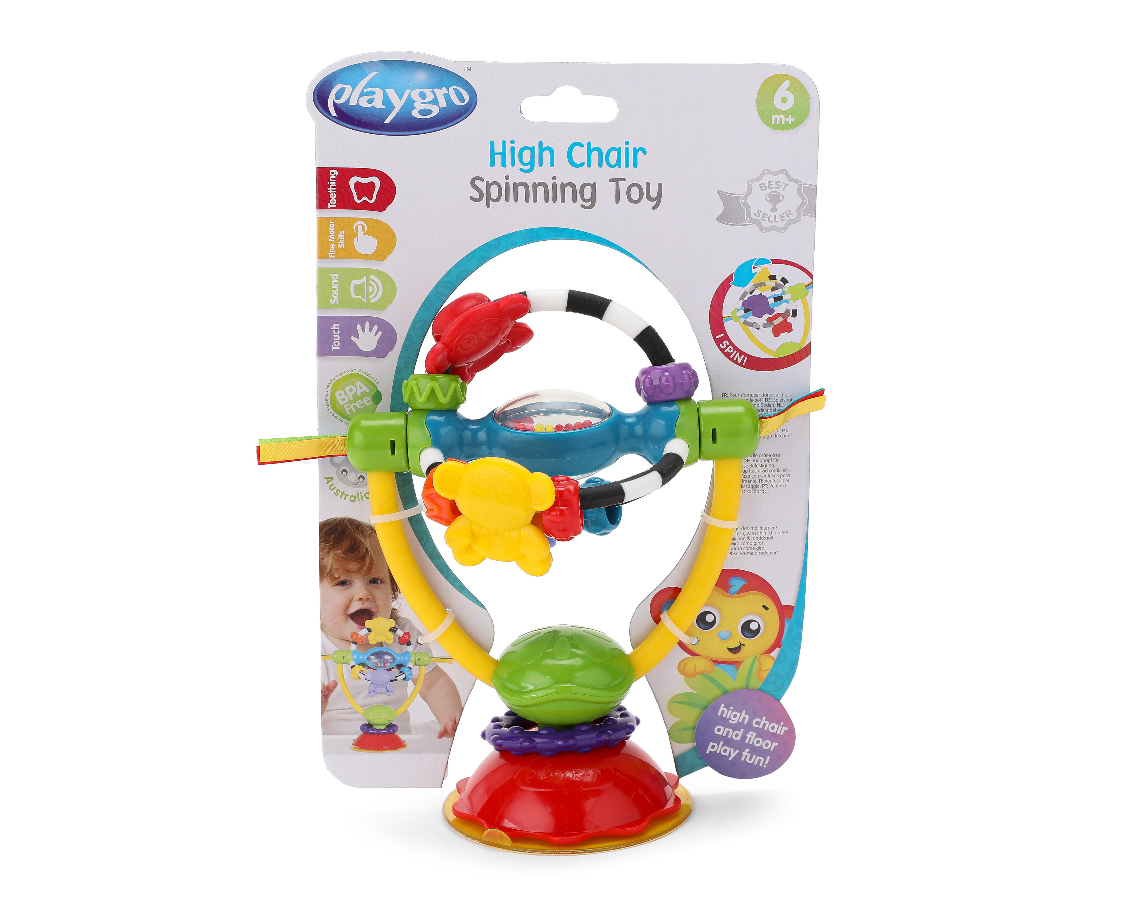 Foto 2 pulgar | Sonaja High Chair Spinning Toy Playgro con Sonido