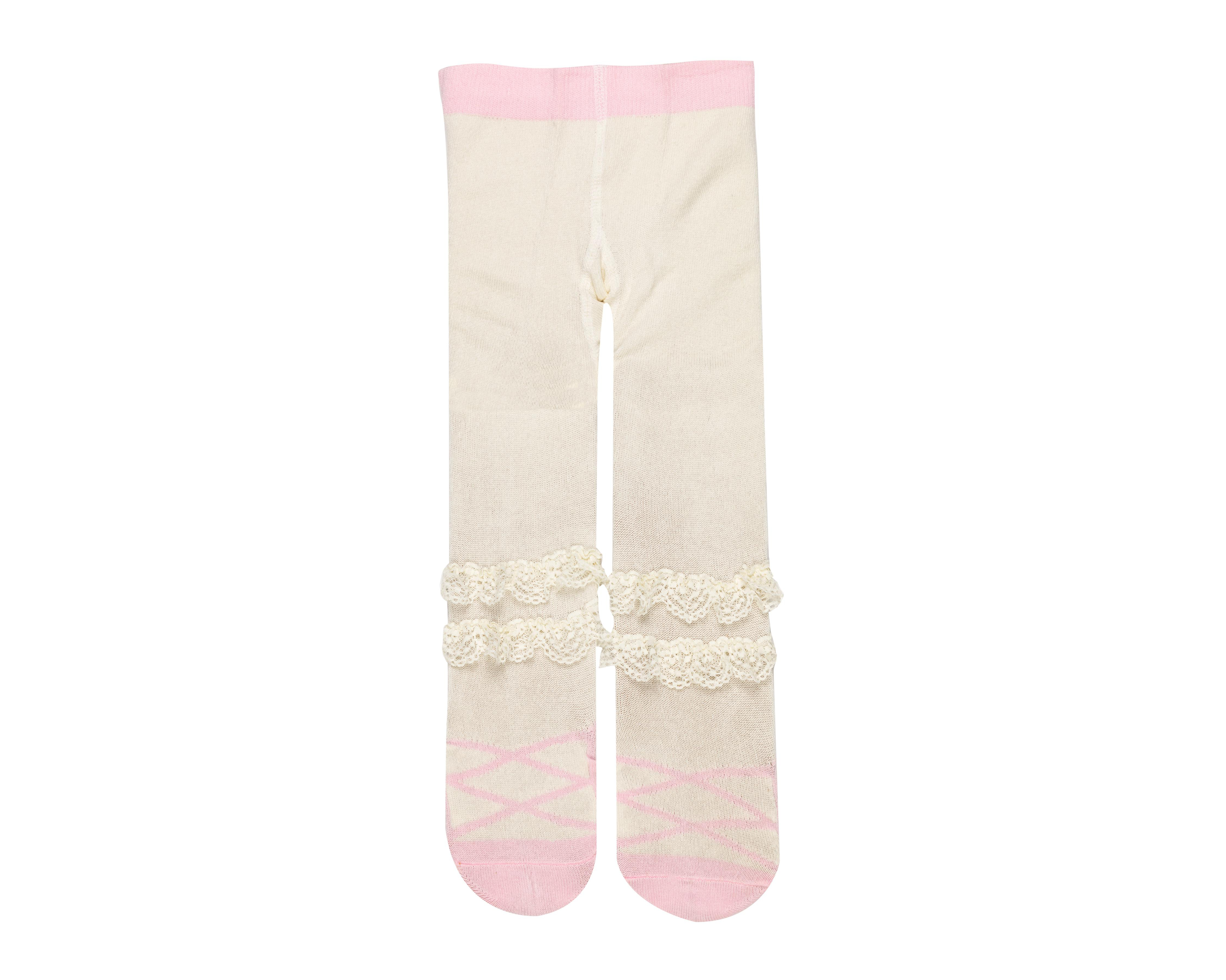 Foto 4 pulgar | Mallas Rosas para Niña Baby Colors 2 Piezas
