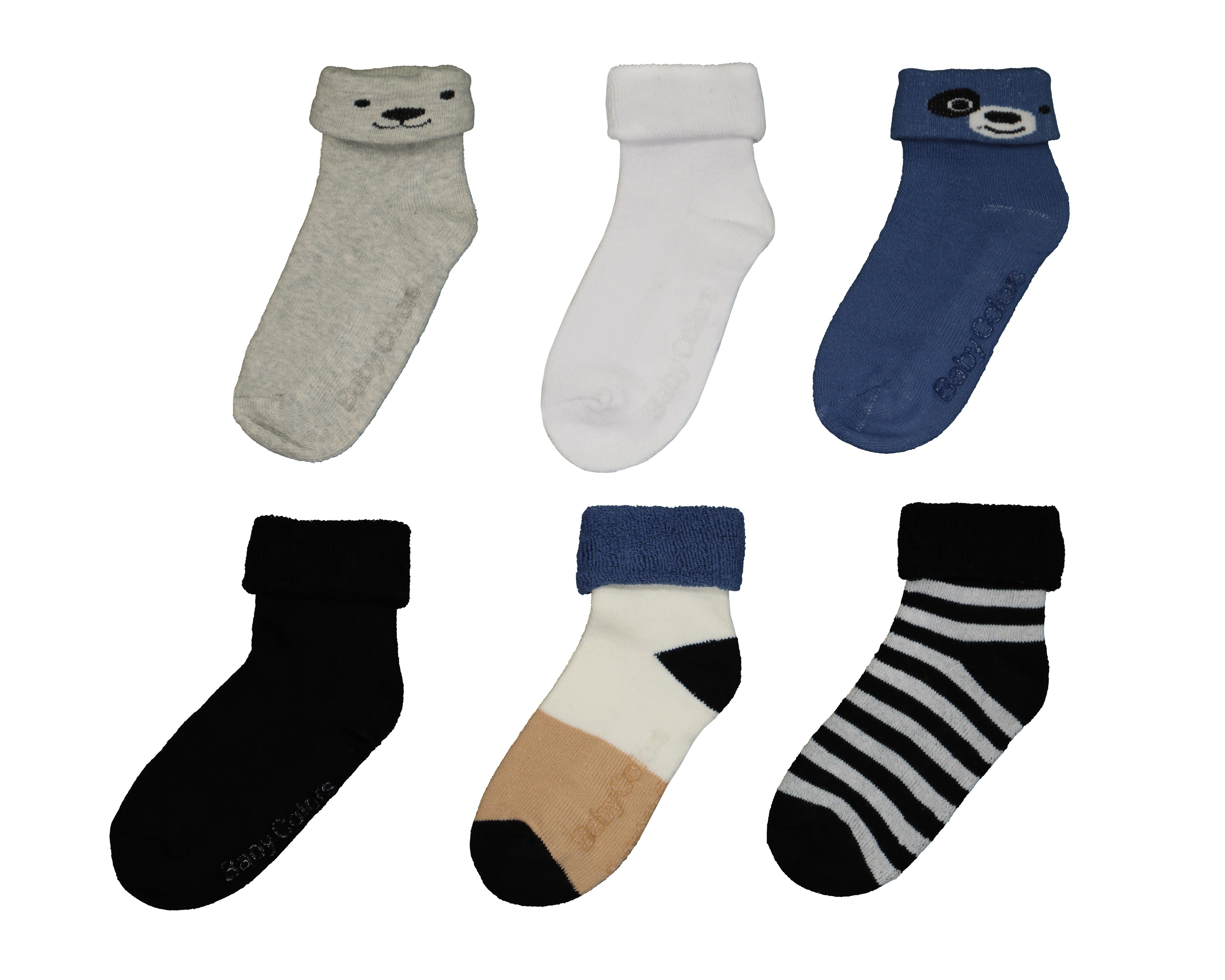 Calcetas Baby Colors para Bebé Niño 6 Pares $99