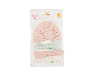 Foto 4 | Tiara y Gorro para Bebé Niña Baby Colors 5 Piezas