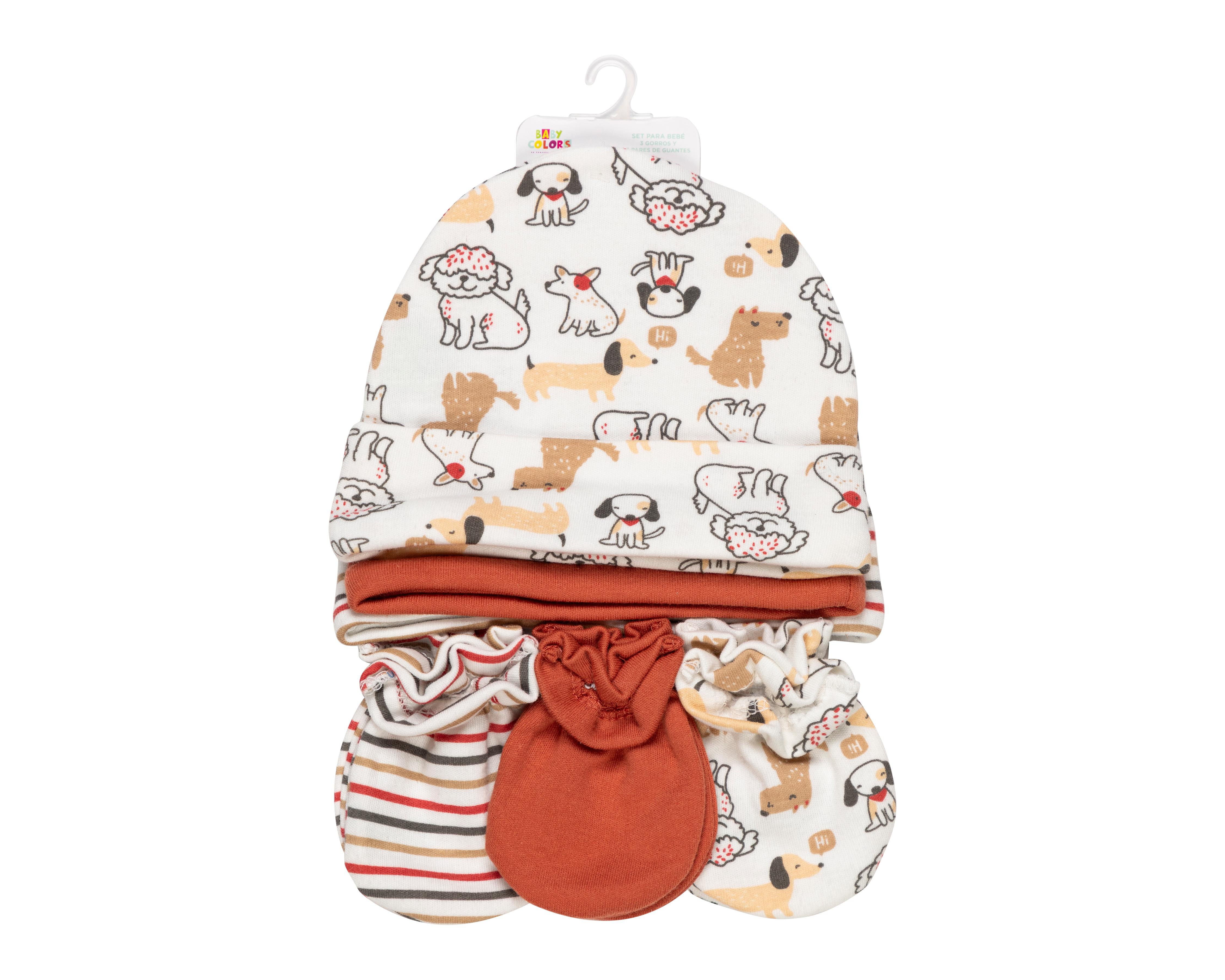 Foto 5 | Gorro para Bebé con Guantes Baby Colors 6 Piezas