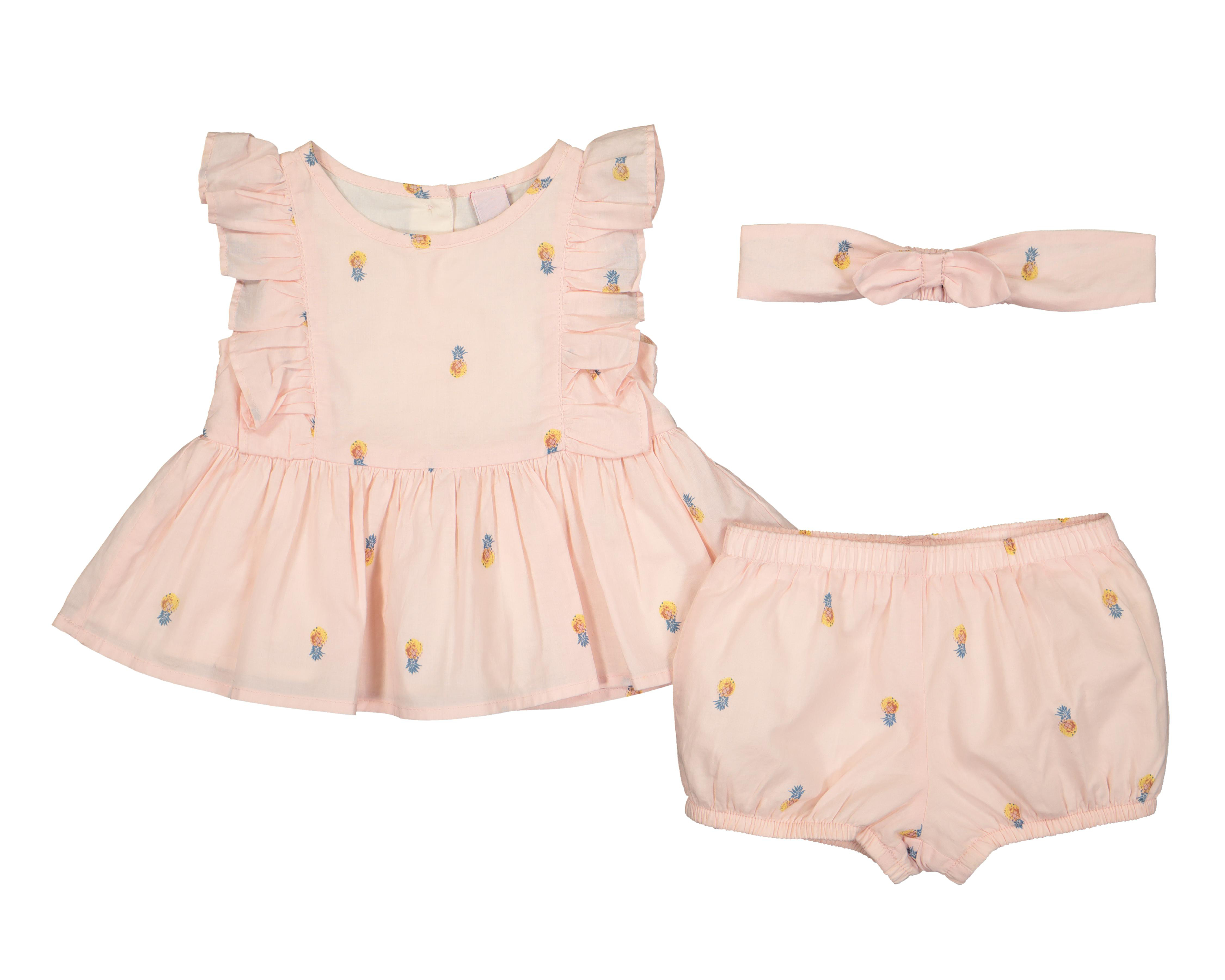 Conjunto Baby Colors para Bebé Niña 3 Piezas