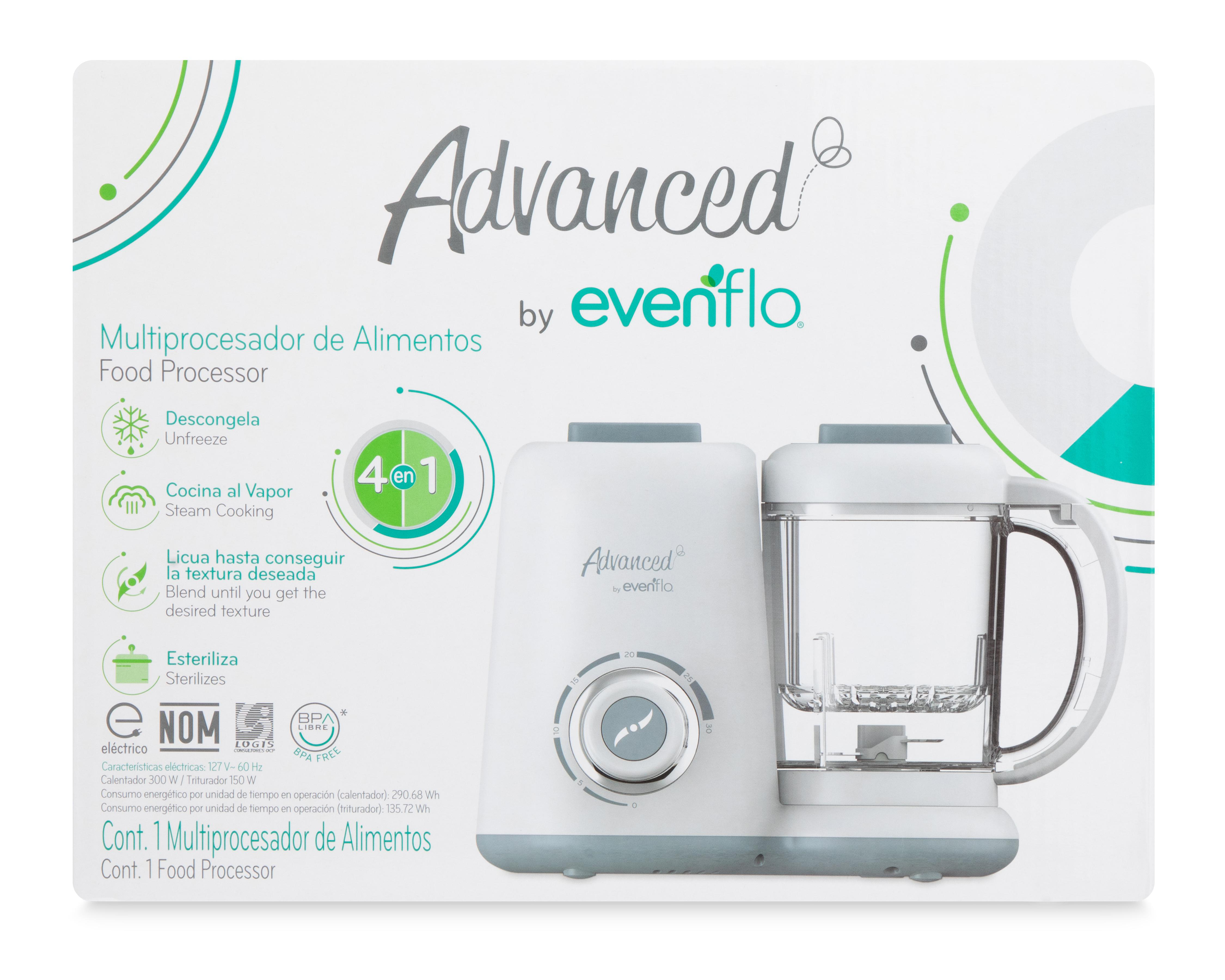 Foto 7 pulgar | Multiprocesador de Alimentos Evenflo Advanced 4 en 1