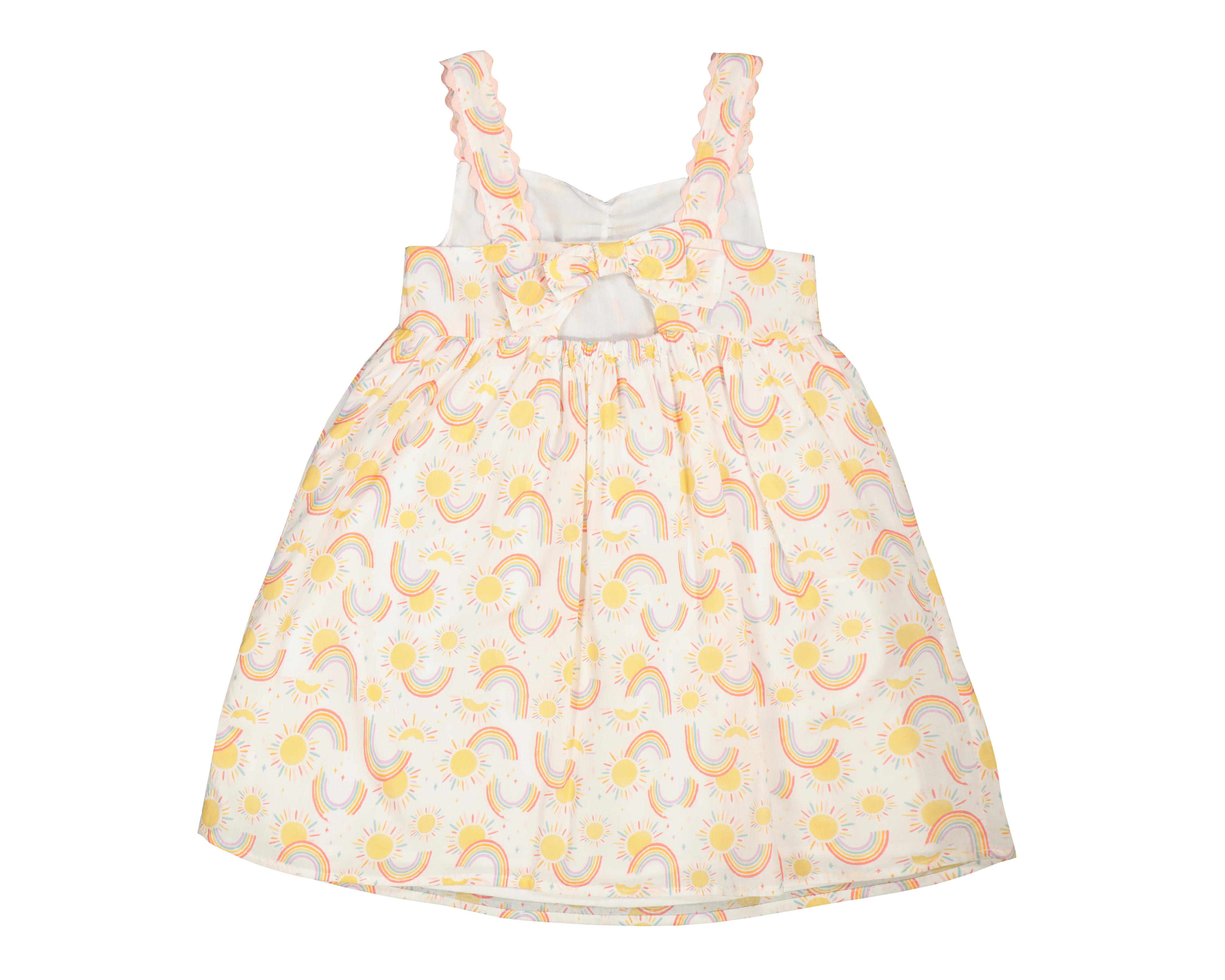 Foto 2 | Vestido Baby Colors con Print de Arcoíris para Bebé Niña