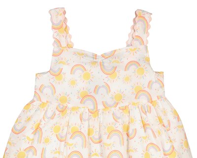 Foto 3 | Vestido para Bebé Niña Baby Colors con Print de Arcoíris