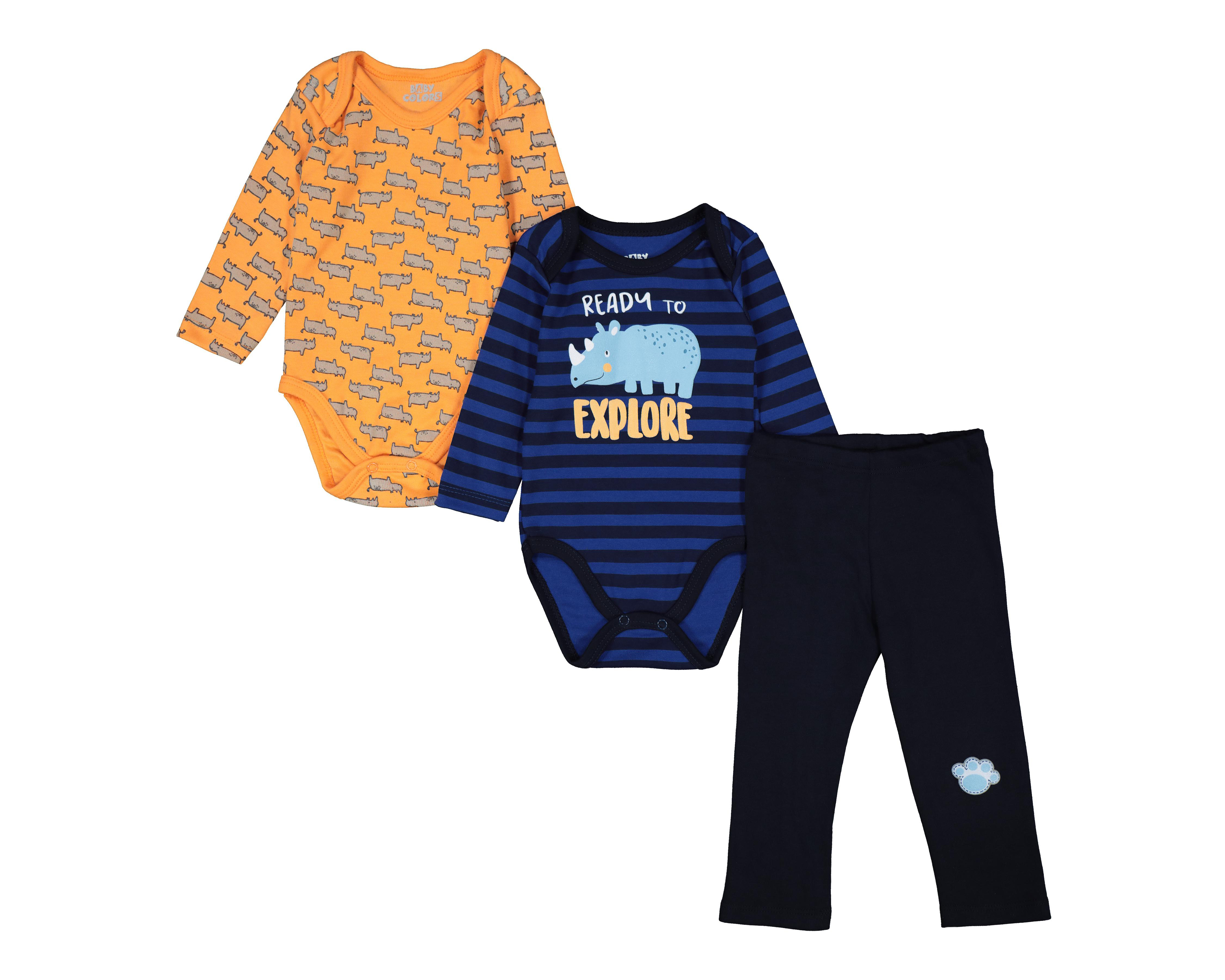 Conjunto Baby Colors para Bebé Niño 3 Piezas $199