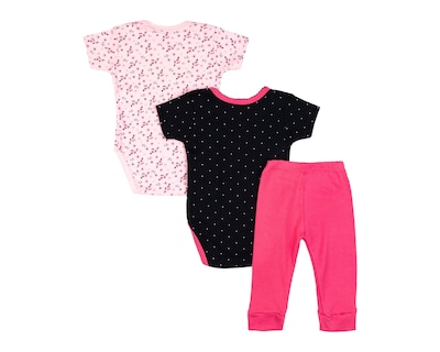 Foto 2 | Conjunto para Bebé Niña Baby Colors Estampado 3 Piezas