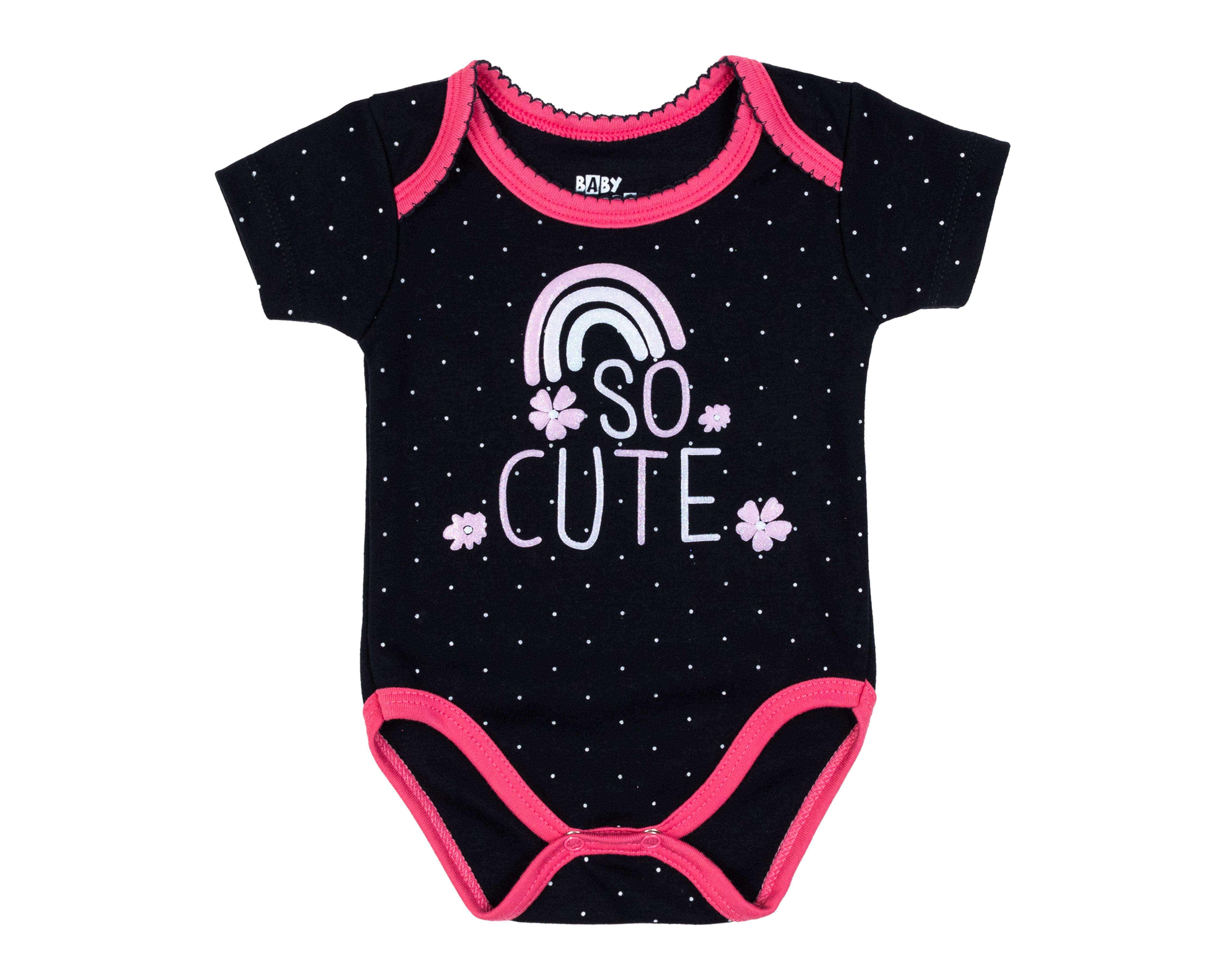 Foto 4 pulgar | Conjunto para Bebé Niña Baby Colors Estampado 3 Piezas