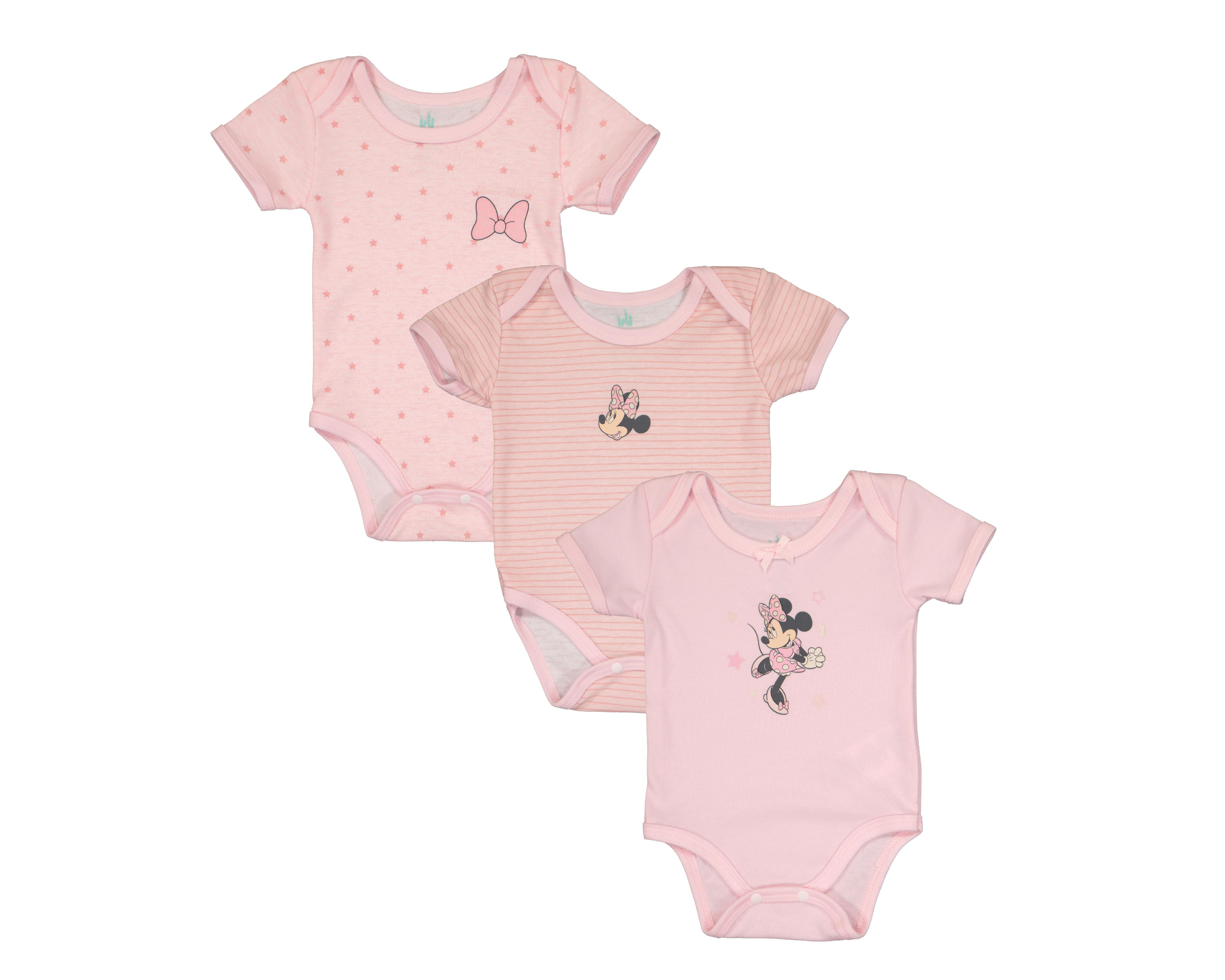 Foto 1 | Pañalero para Bebé Niña Disney Baby con Estampado 3 Piezas