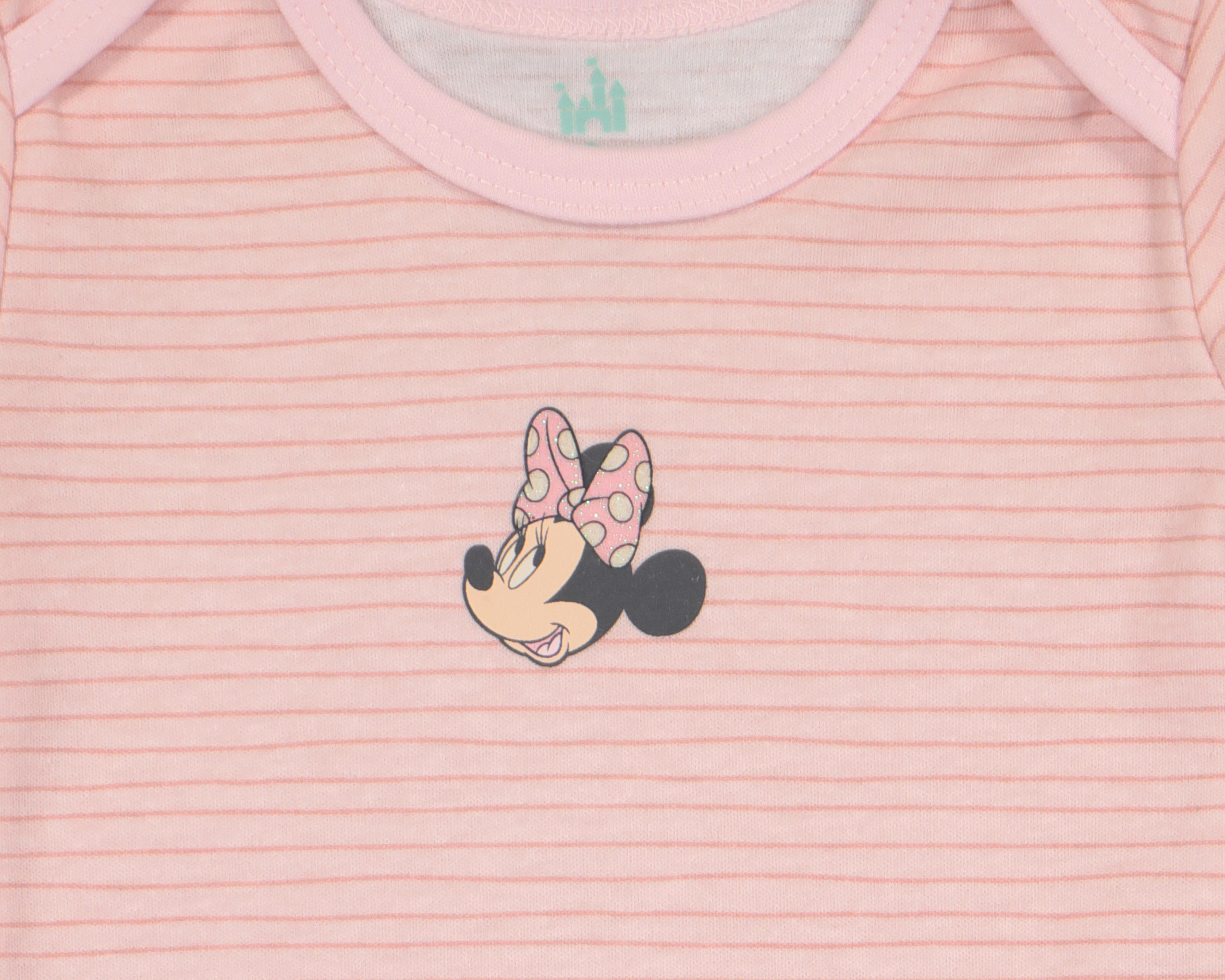Foto 5 pulgar | Pañalero para Bebé Niña Disney Baby con Estampado 3 Piezas