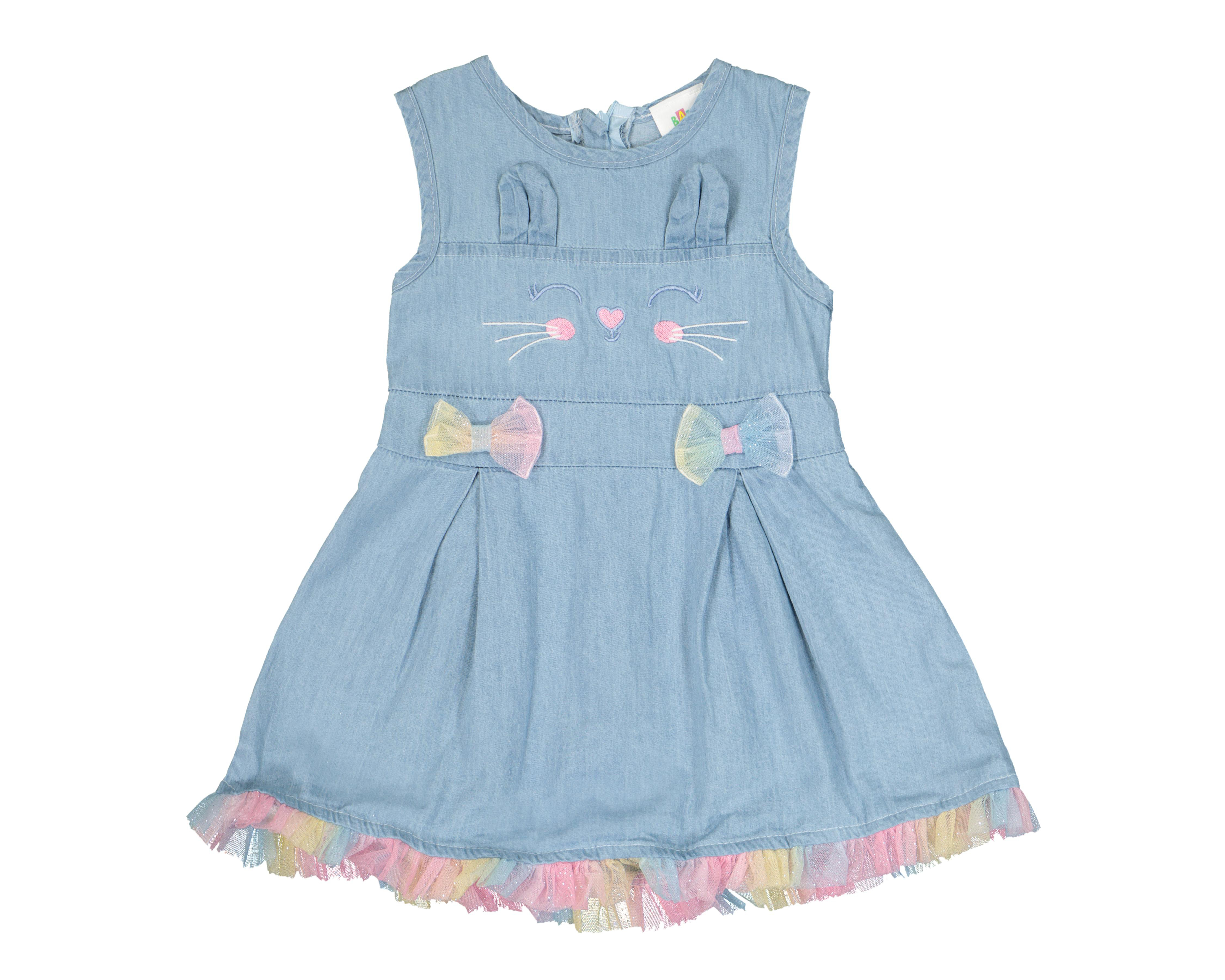 Foto 4 pulgar | Vestido Baby Colors con Bolsa