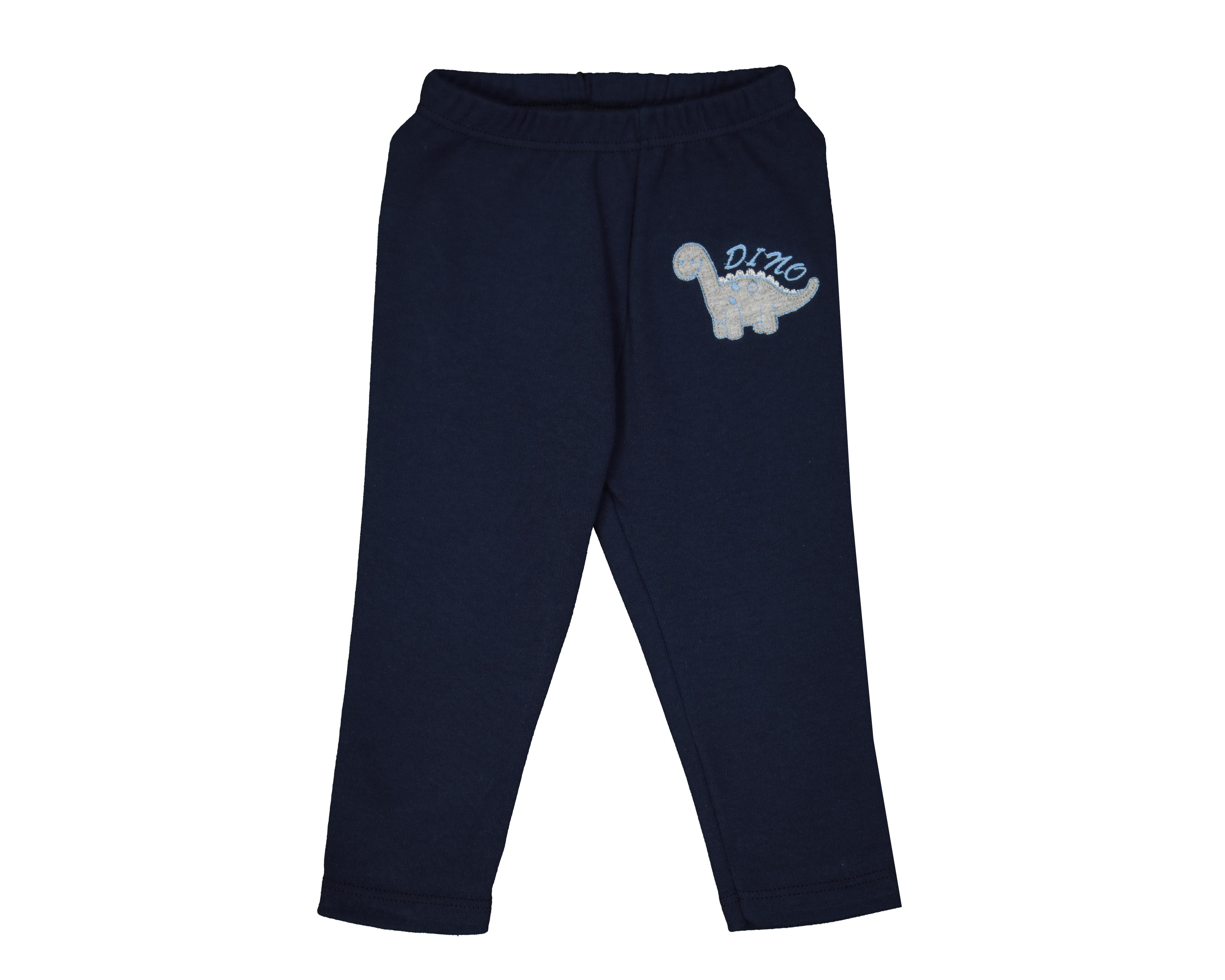 Foto 4 pulgar | Pantalón Baby Colors de Dinosaurios para Bebé Niño 3 Piezas