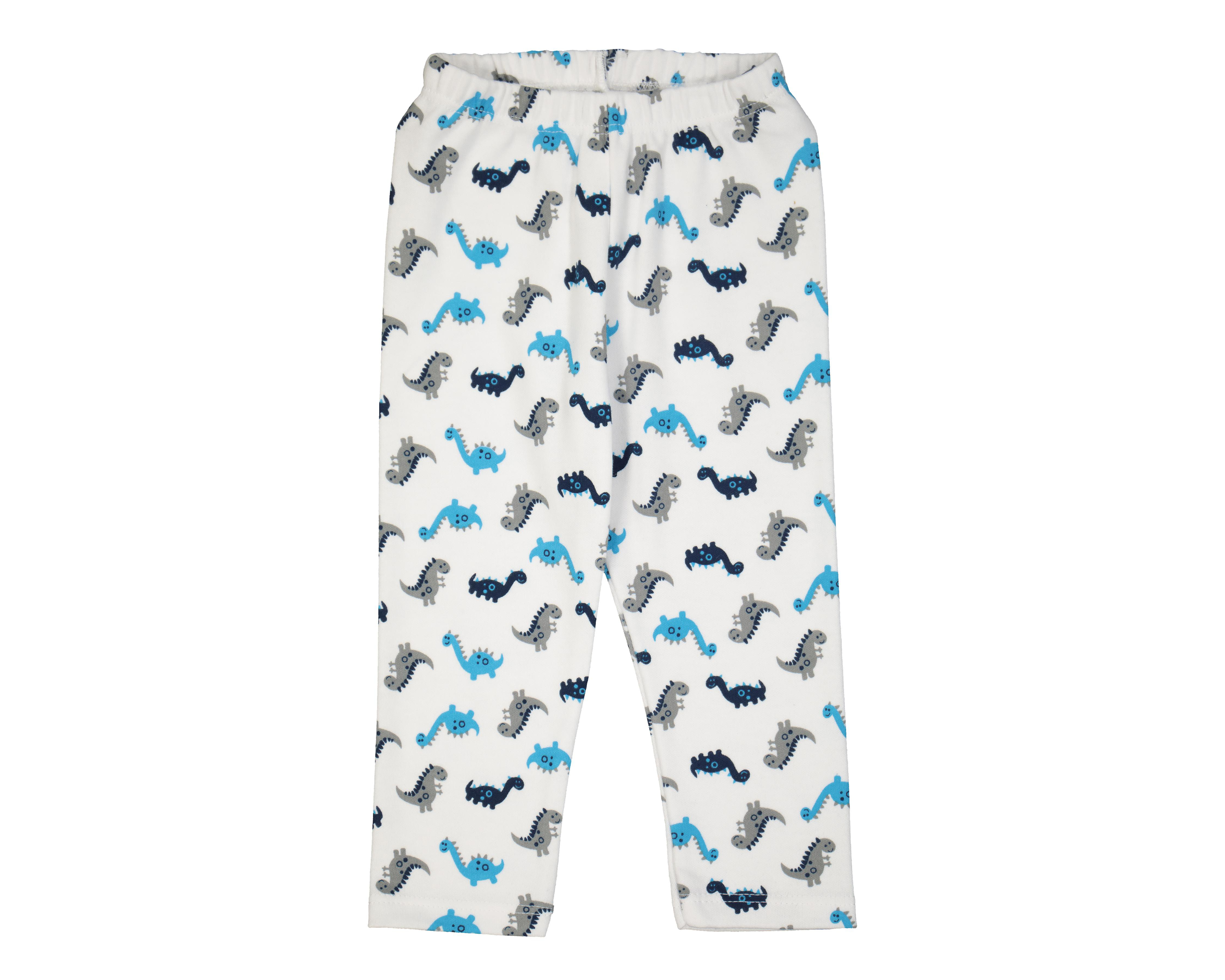 Foto 6 pulgar | Pantalón Baby Colors de Dinosaurios para Bebé Niño 3 Piezas