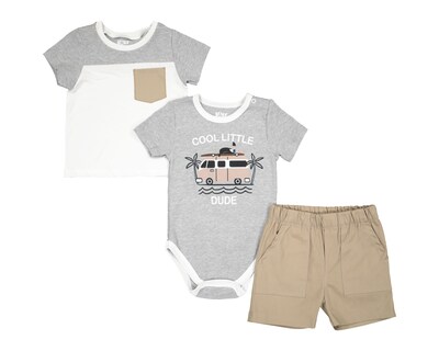 Foto 1 | Conjunto para Bebé Niño Baby Colors 3 Piezas