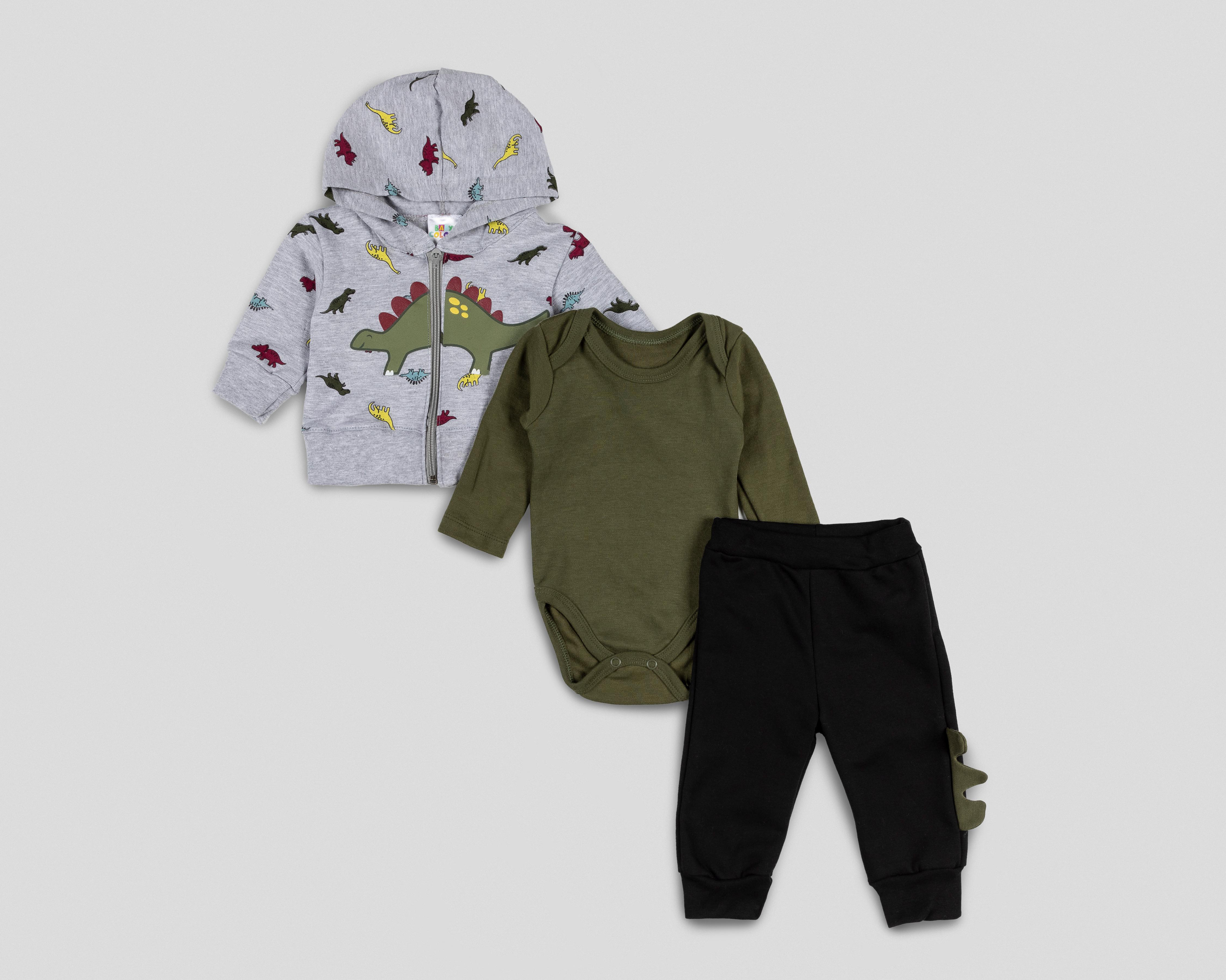 Conjunto de Pants y Sudadera Baby Colors para Bebé Niño