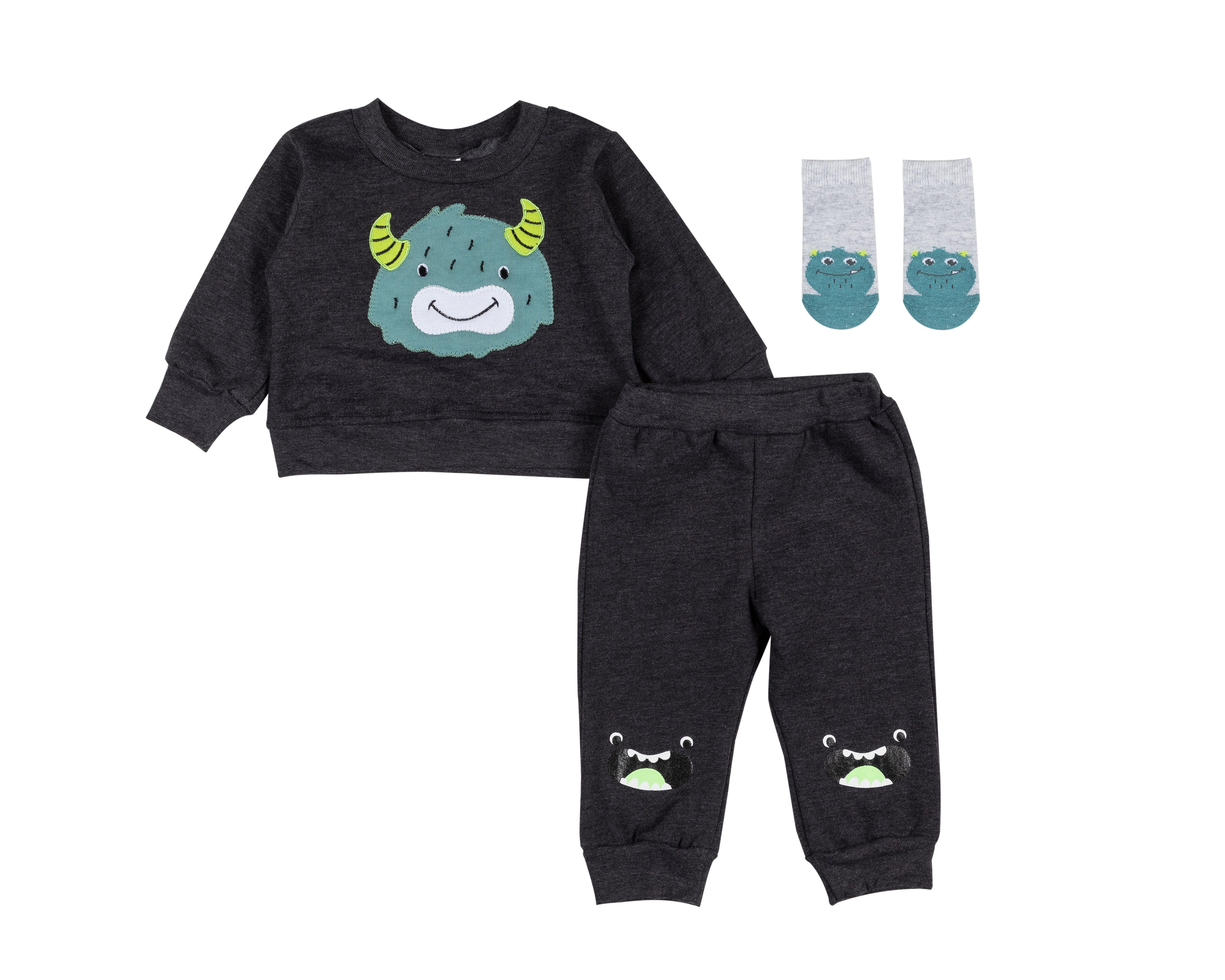 Conjunto de Pants y Sudadera Baby Colors para Bebé Niño