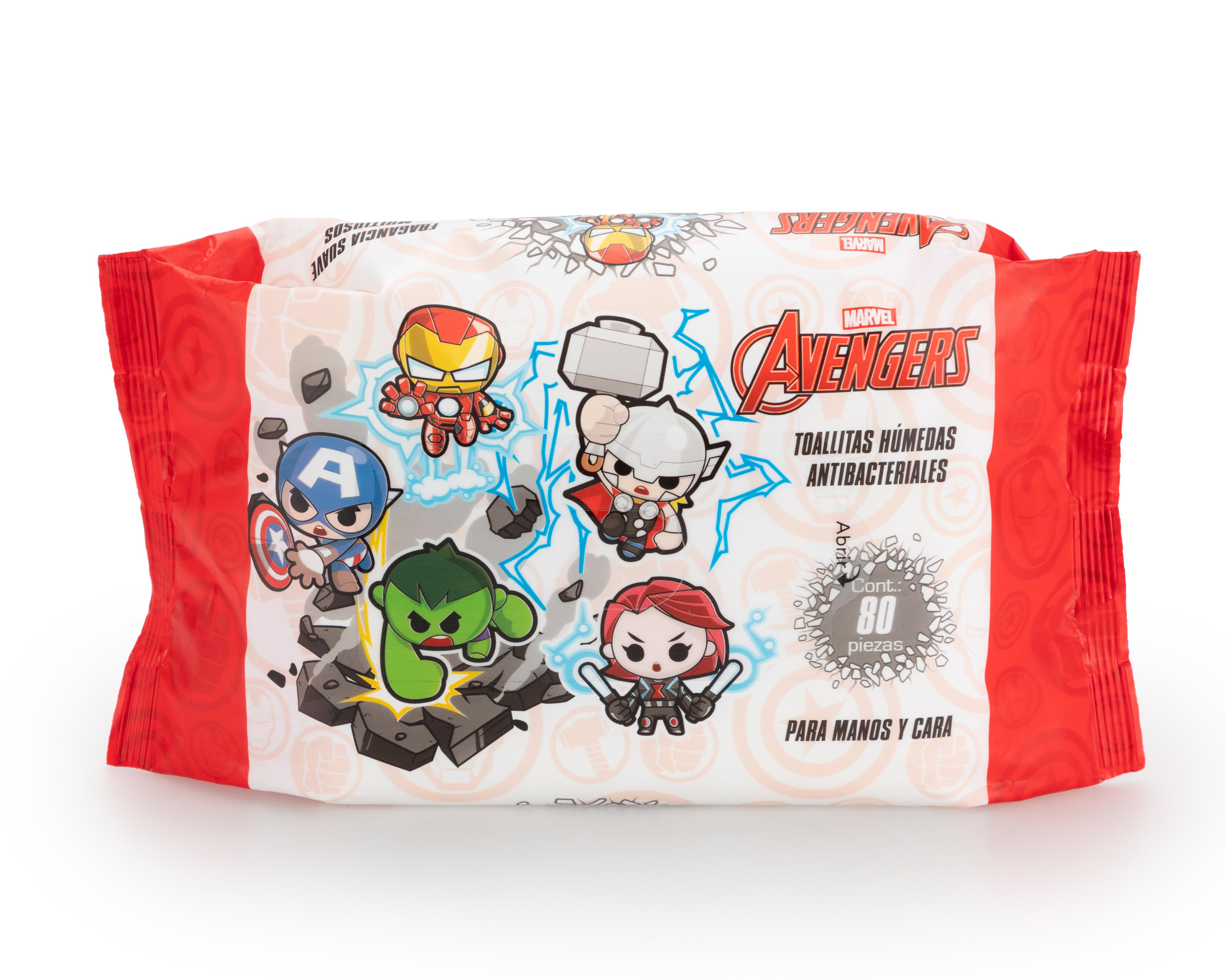 Toallitas Húmedas para Bebé Bestway Marvel Avengers 80 Piezas