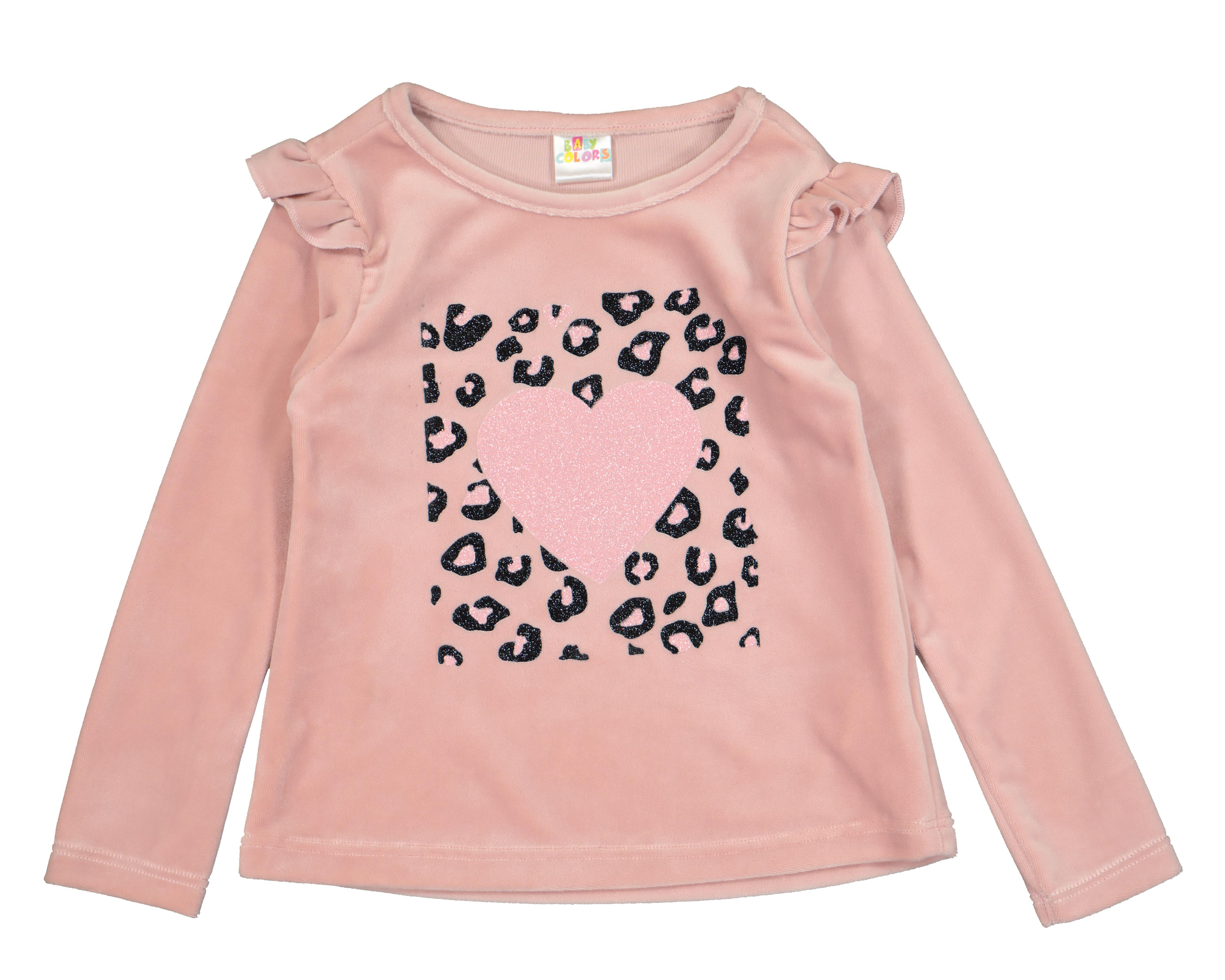 Playera para Bebé Niña Baby Colors con Animal Print