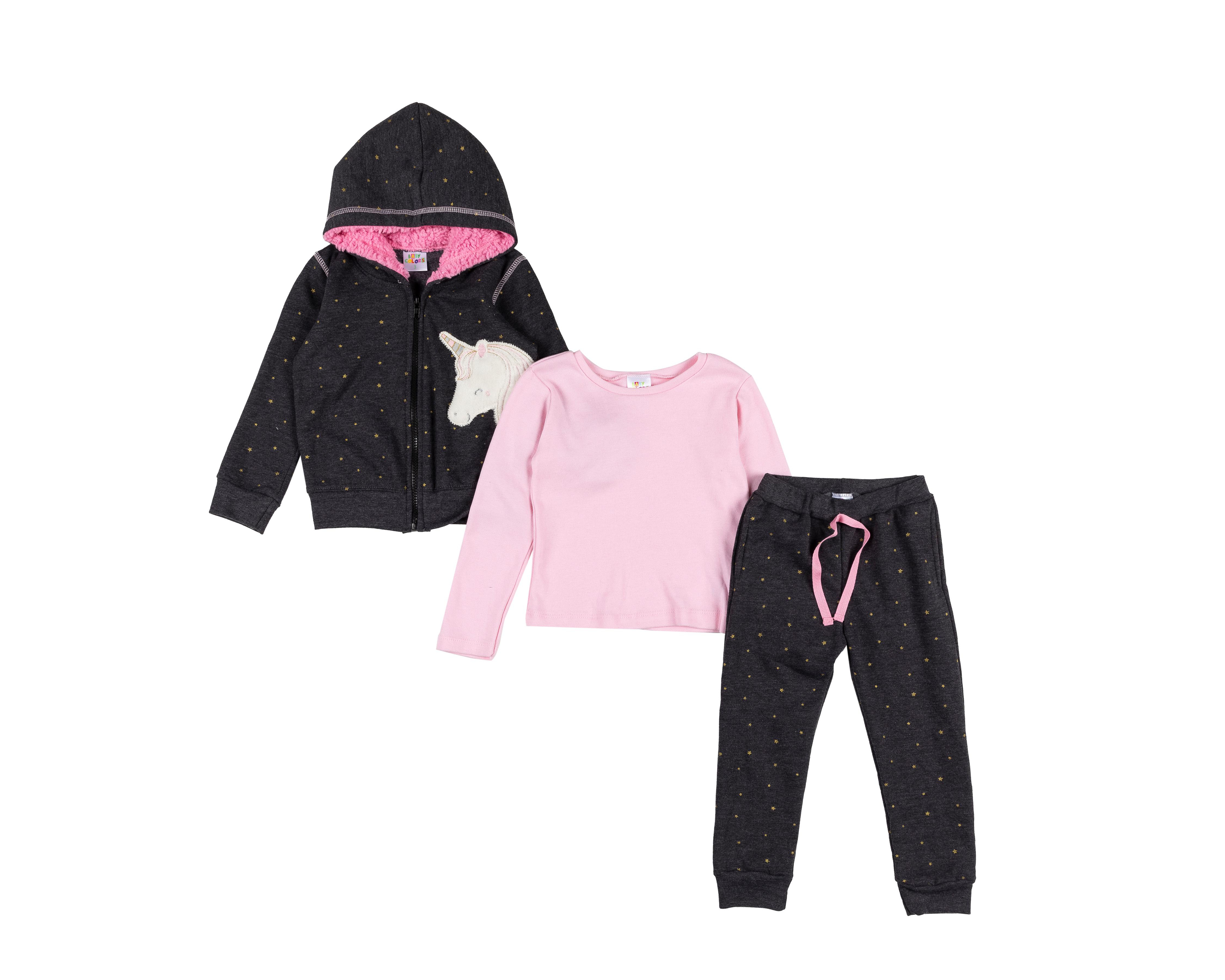 Conjunto de Pants y Chamarra Baby Colors para Bebé Niña