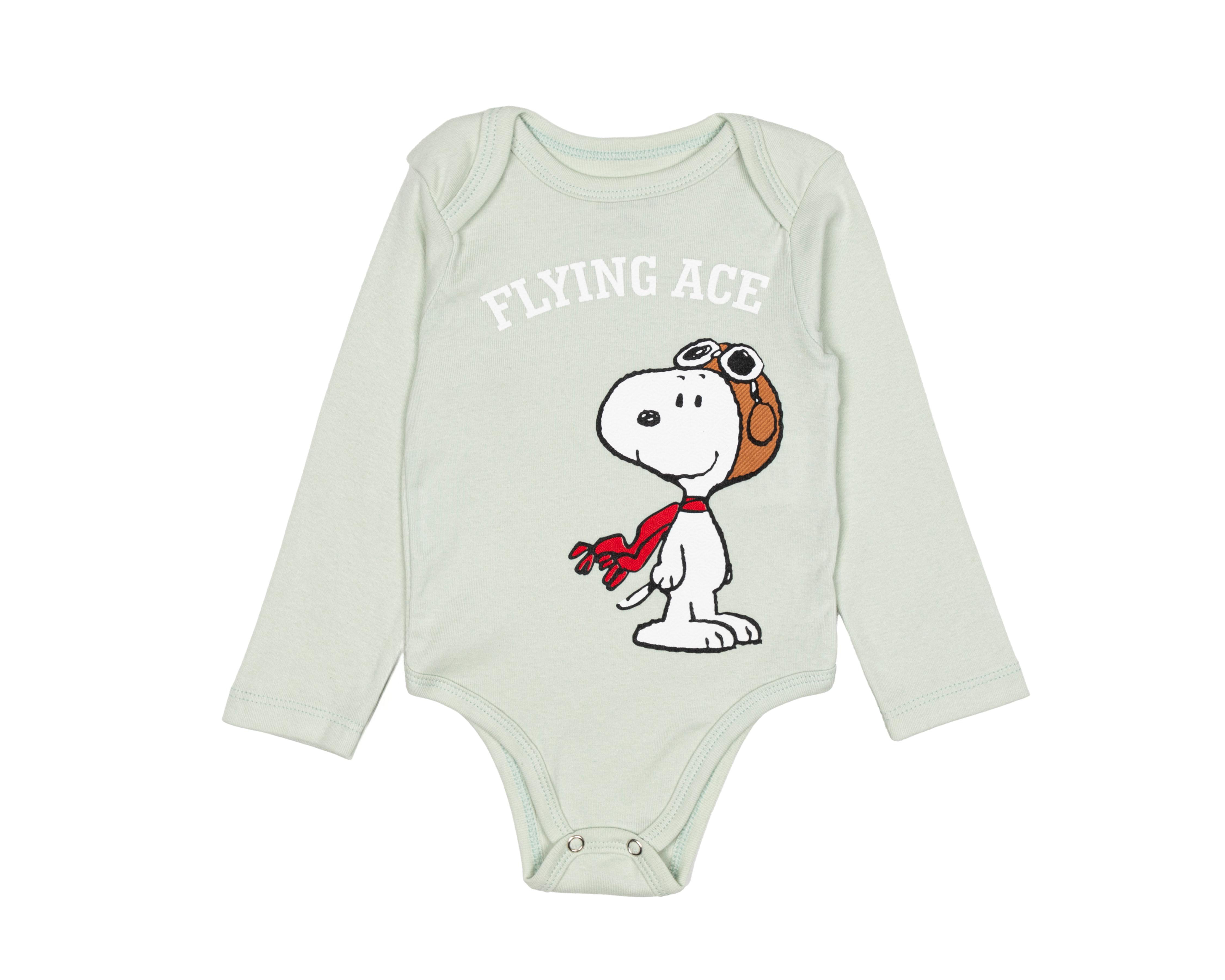 Foto 5 | Pañalero para Bebé Niño Peanuts de Algodón 3 Piezas