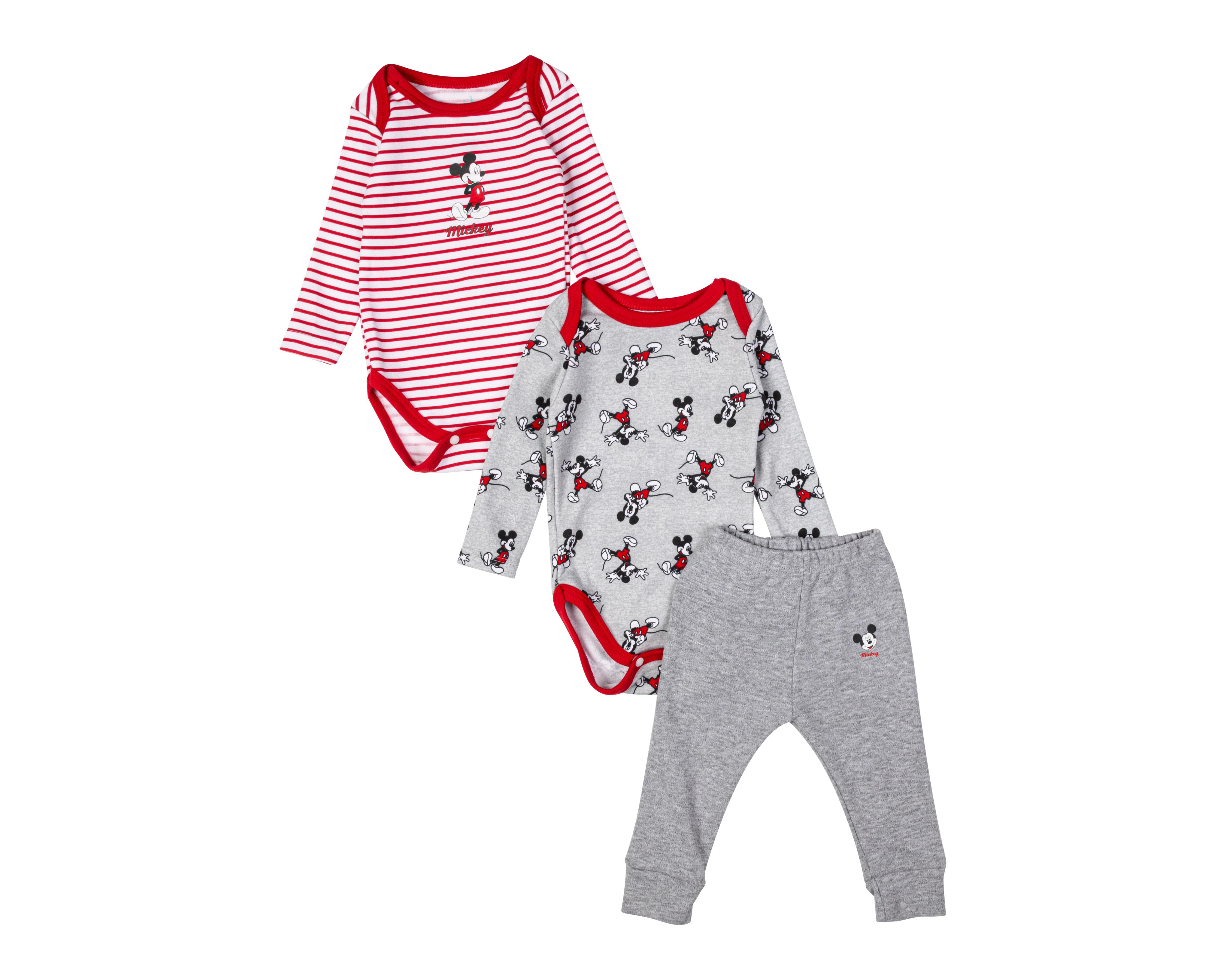 Foto 2 pulgar | Conjunto para Bebé Niño Disney Estampado 3 Piezas