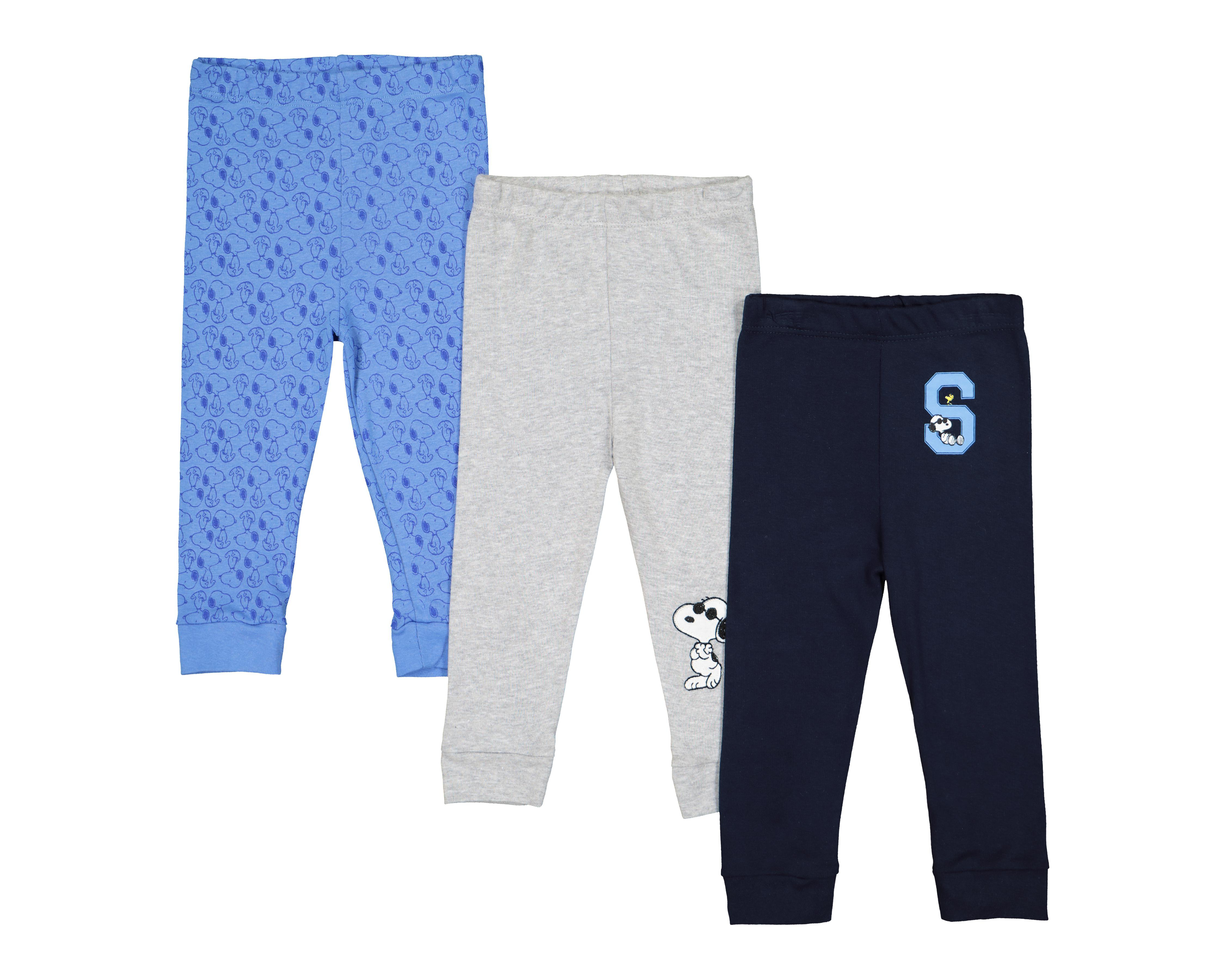 Pantalón para Bebé Niño Peanuts 3 Piezas $149