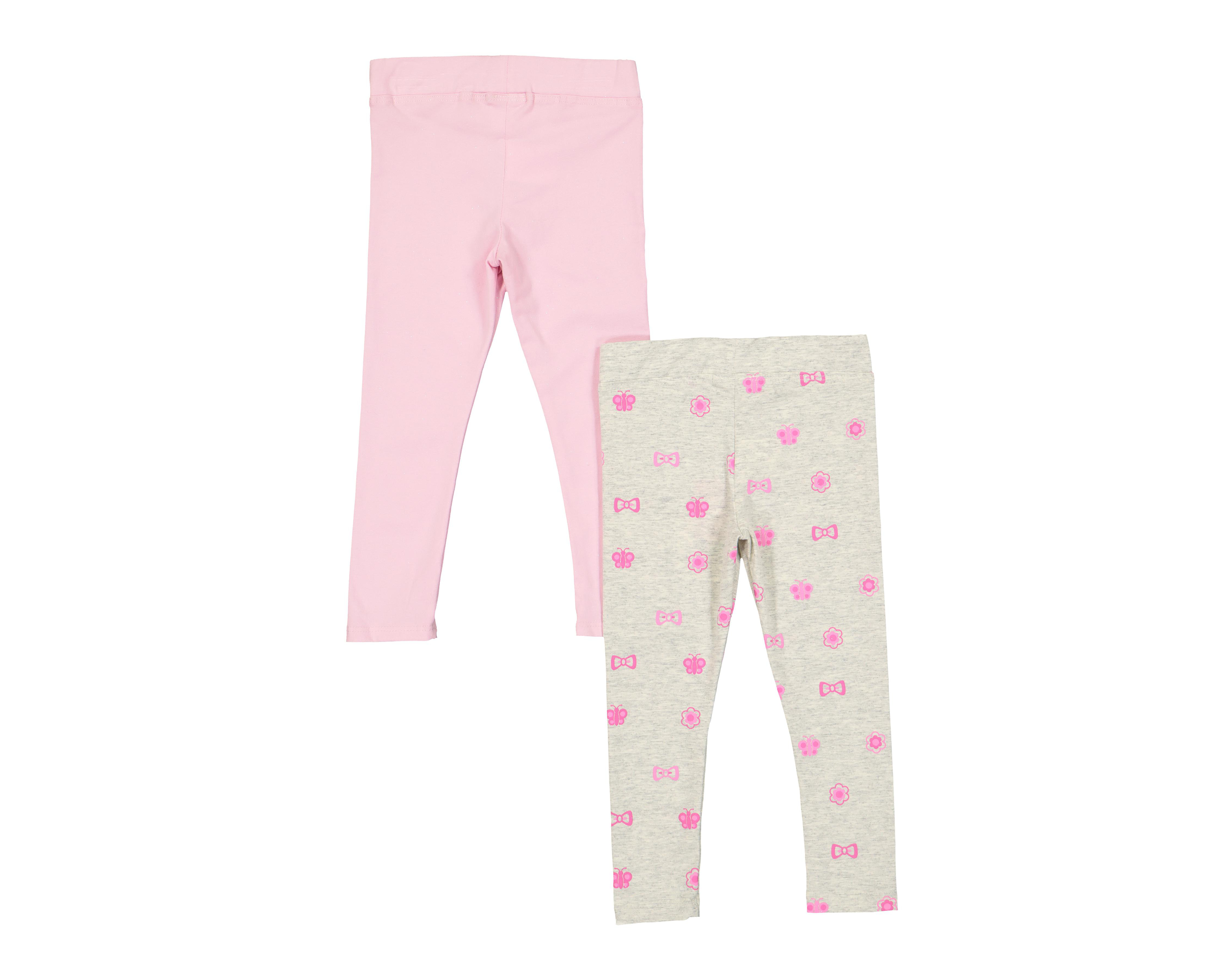 Foto 3 pulgar | Pantalón para Bebé Baby Colors Rosa 2 Piezas