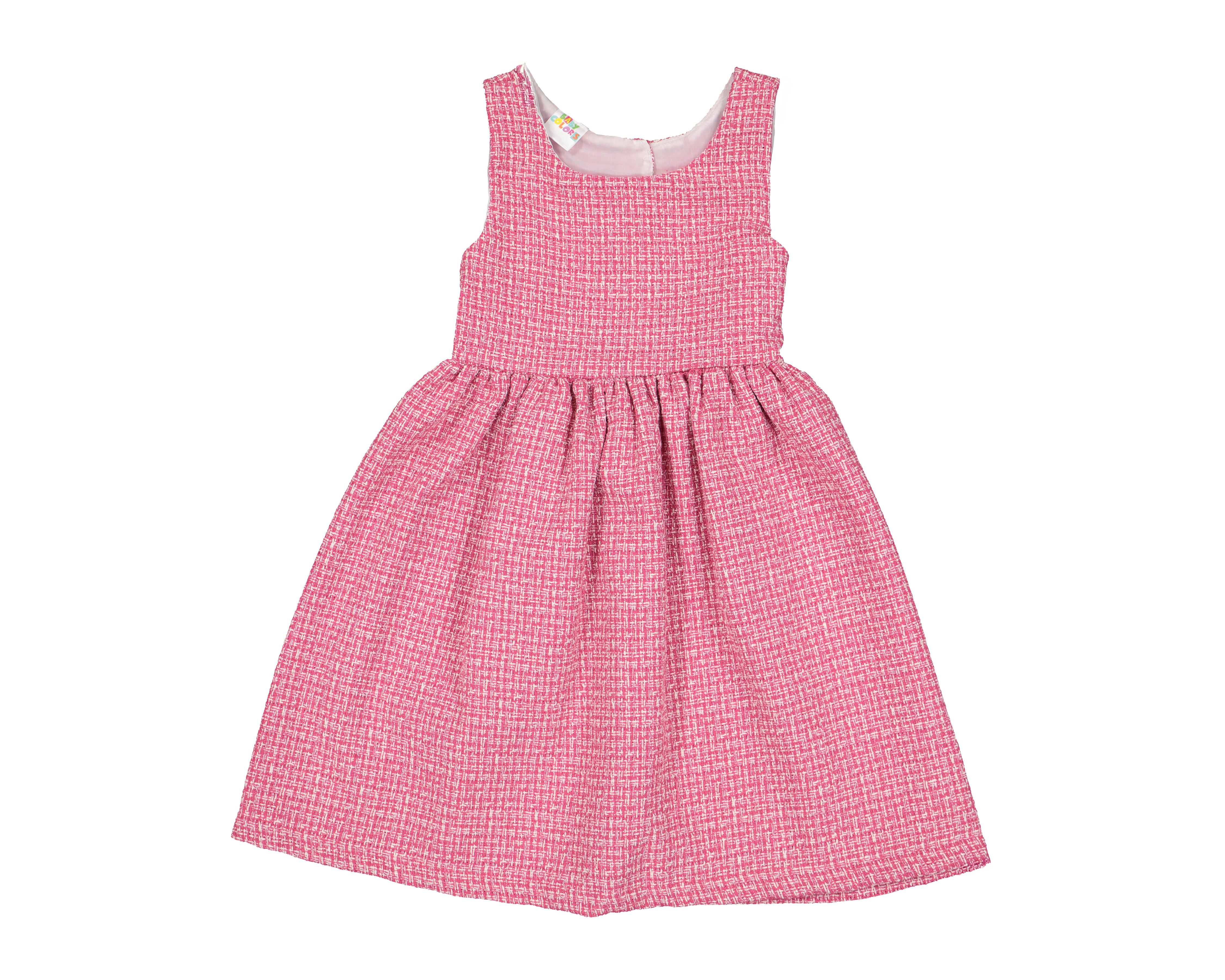 Foto 4 pulgar | Vestido para Bebé Baby Colors a Cuadros 3 Piezas