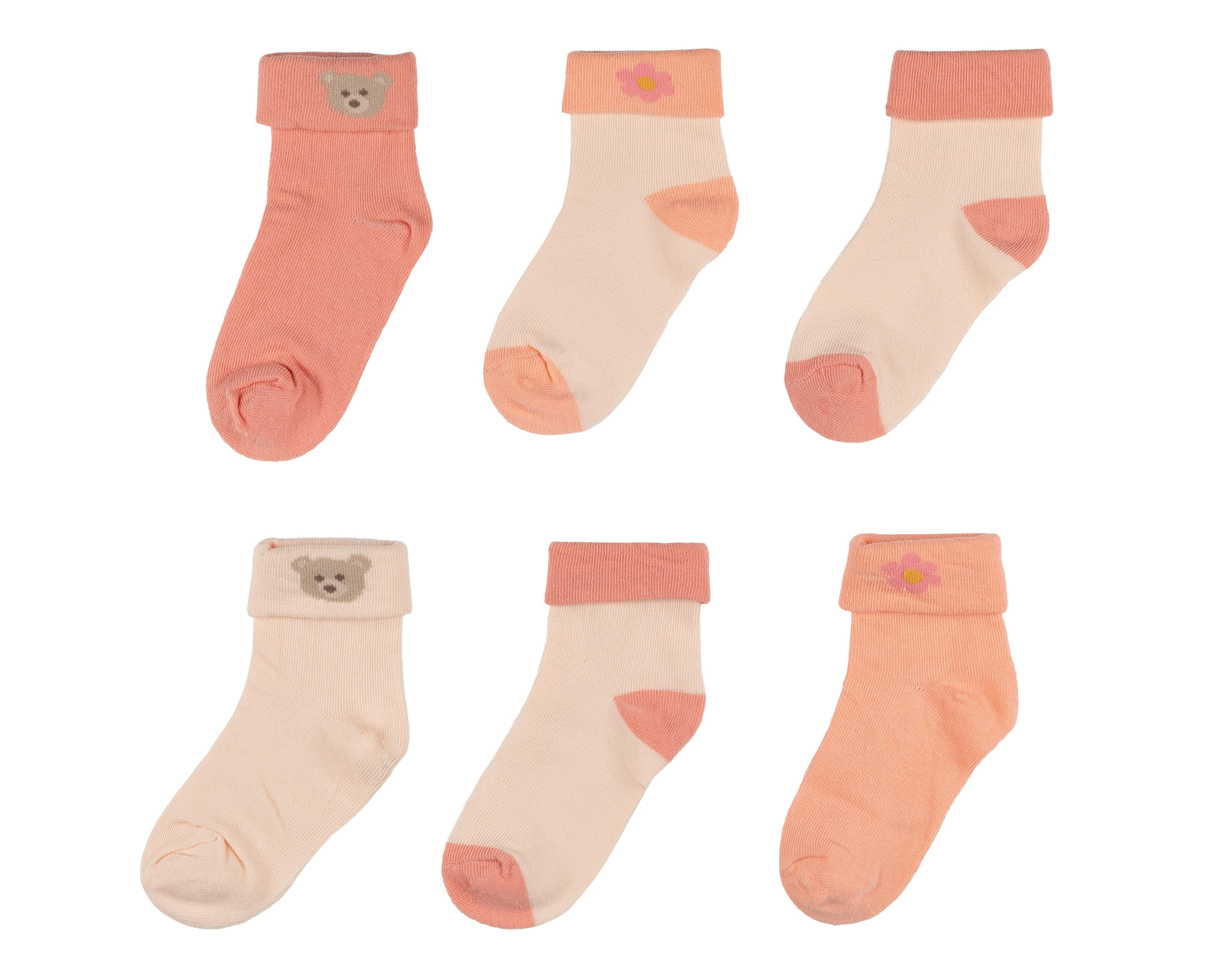 Foto 2 pulgar | Calcetines para Bebé Baby Colors 6 Pares