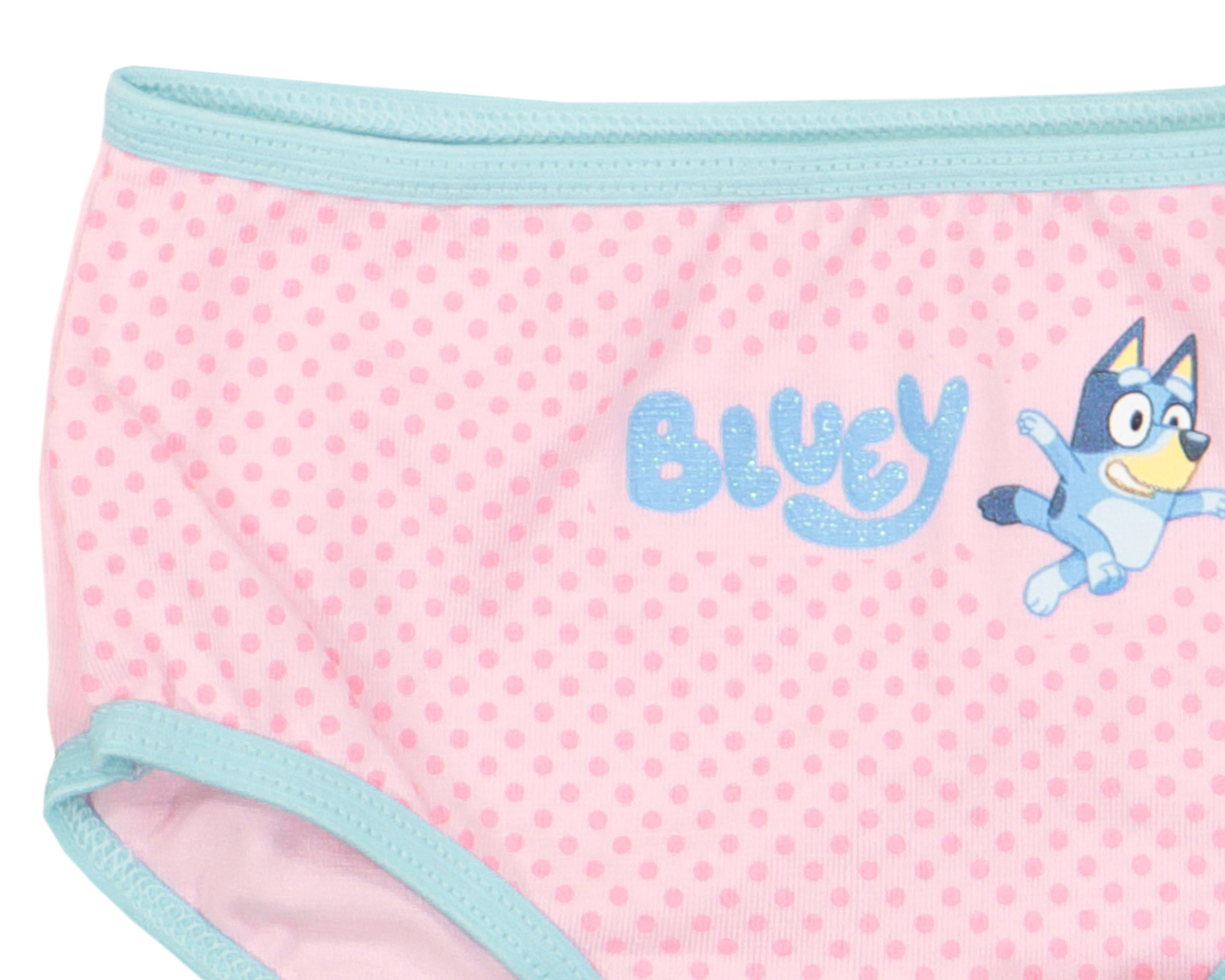 Foto 5 | Pantaleta Bluey para Niña 6 Piezas