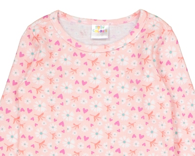 Foto 3 | Pijama Térmica Baby Colors Floreada para Bebé Niña
