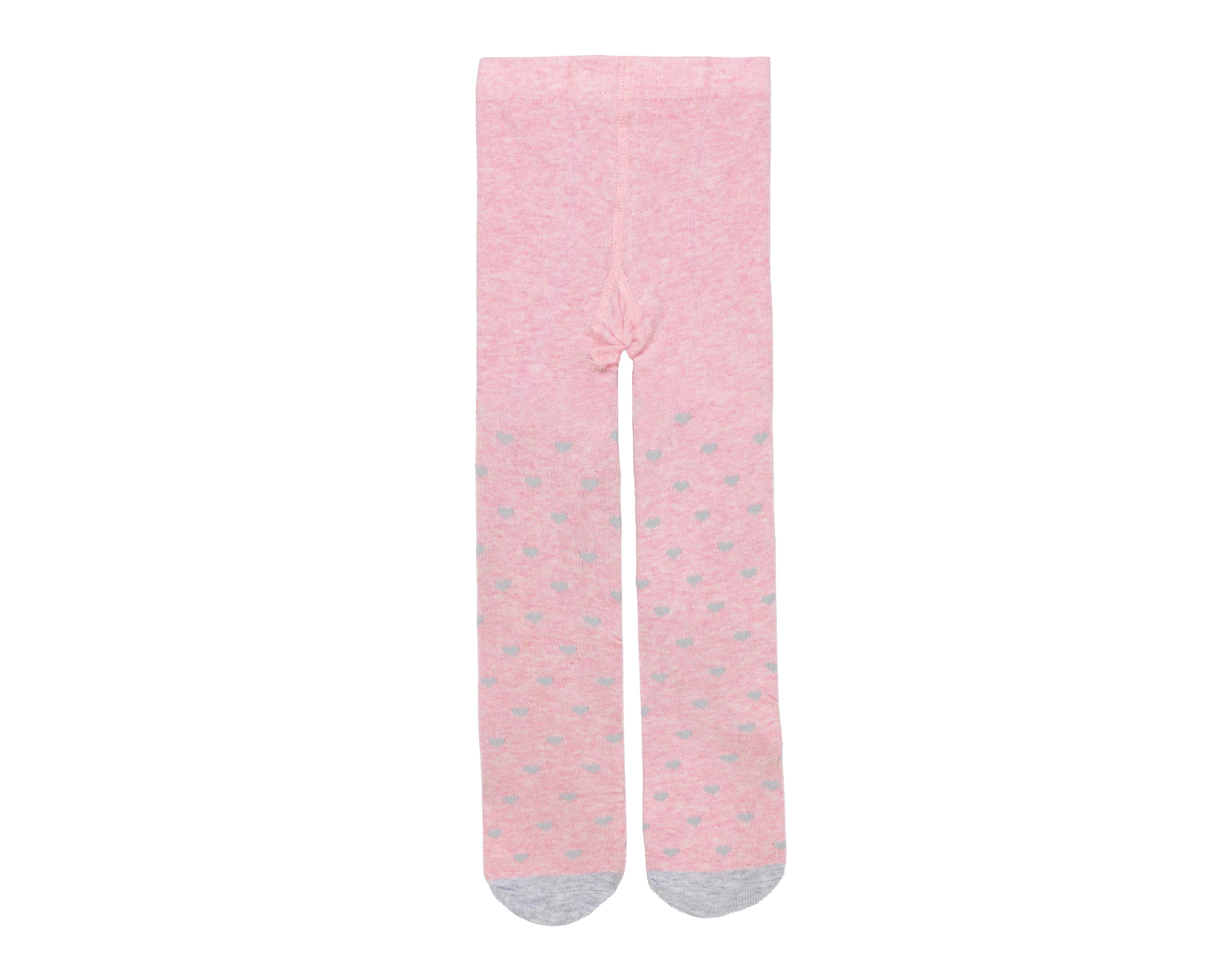 Foto 4 pulgar | Mallas Multicolor para Niña Estampado Corazones 2 Piezas